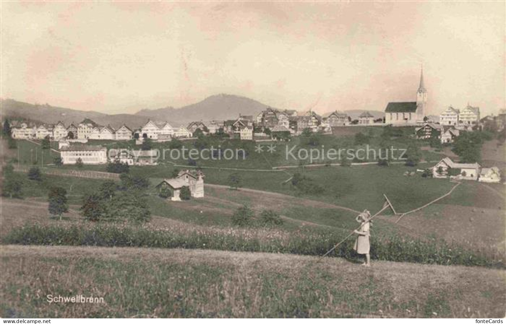 Schwellbrunn Appenzell AR Panorama