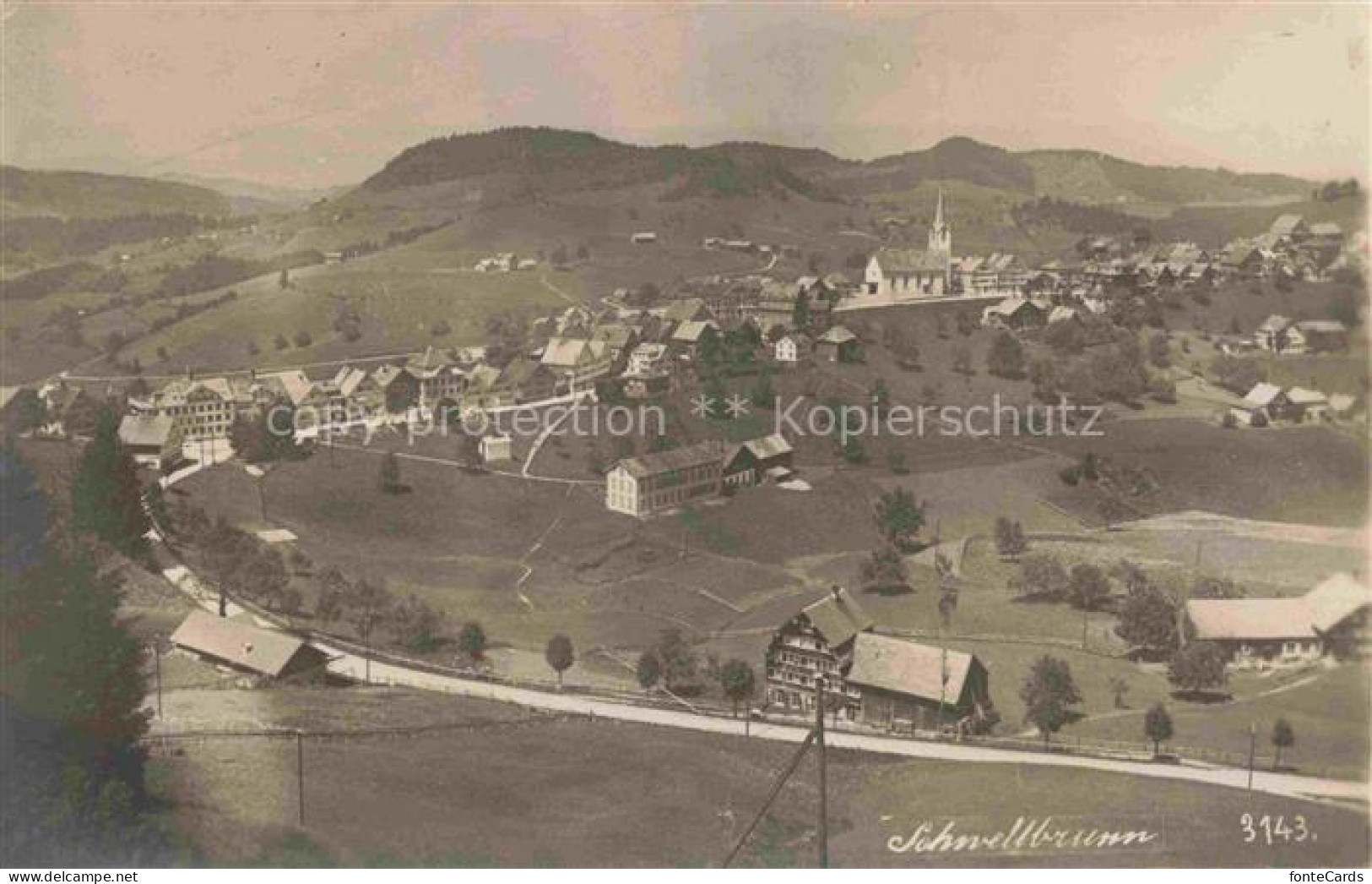 Schwellbrunn Appenzell AR Panorama