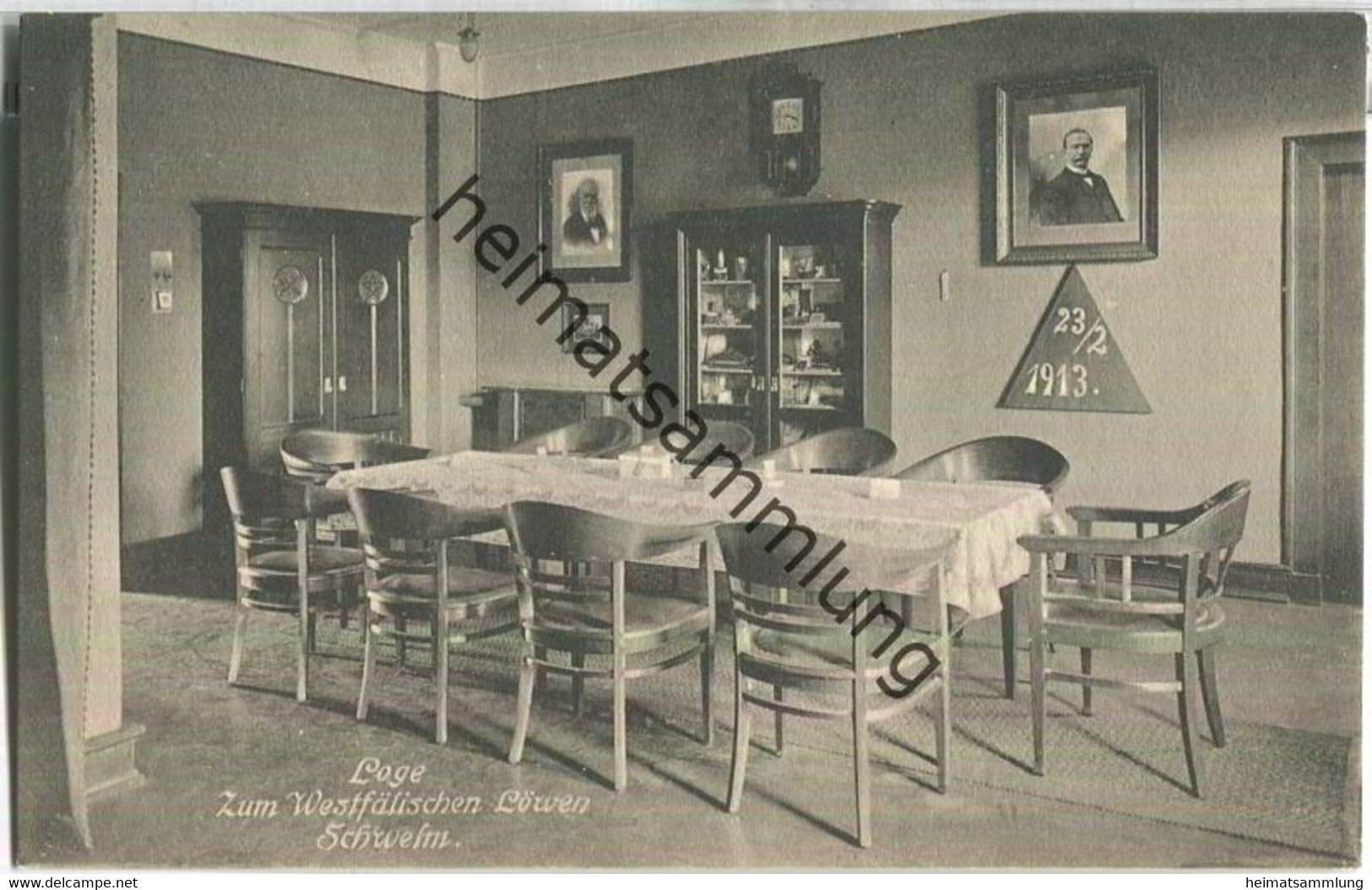Schwelm - Loge Zum Westfälischen Löwen - Innenansicht
