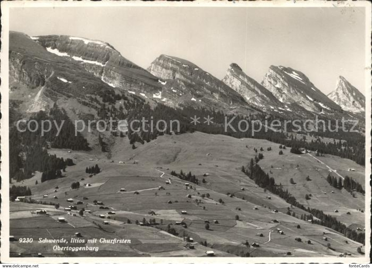 Schwende SG mit Iltios und Churfirsten