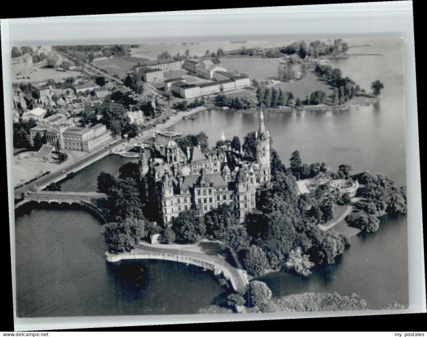 Schwerin Mecklenburg Schwerin Fliegeraufnahme