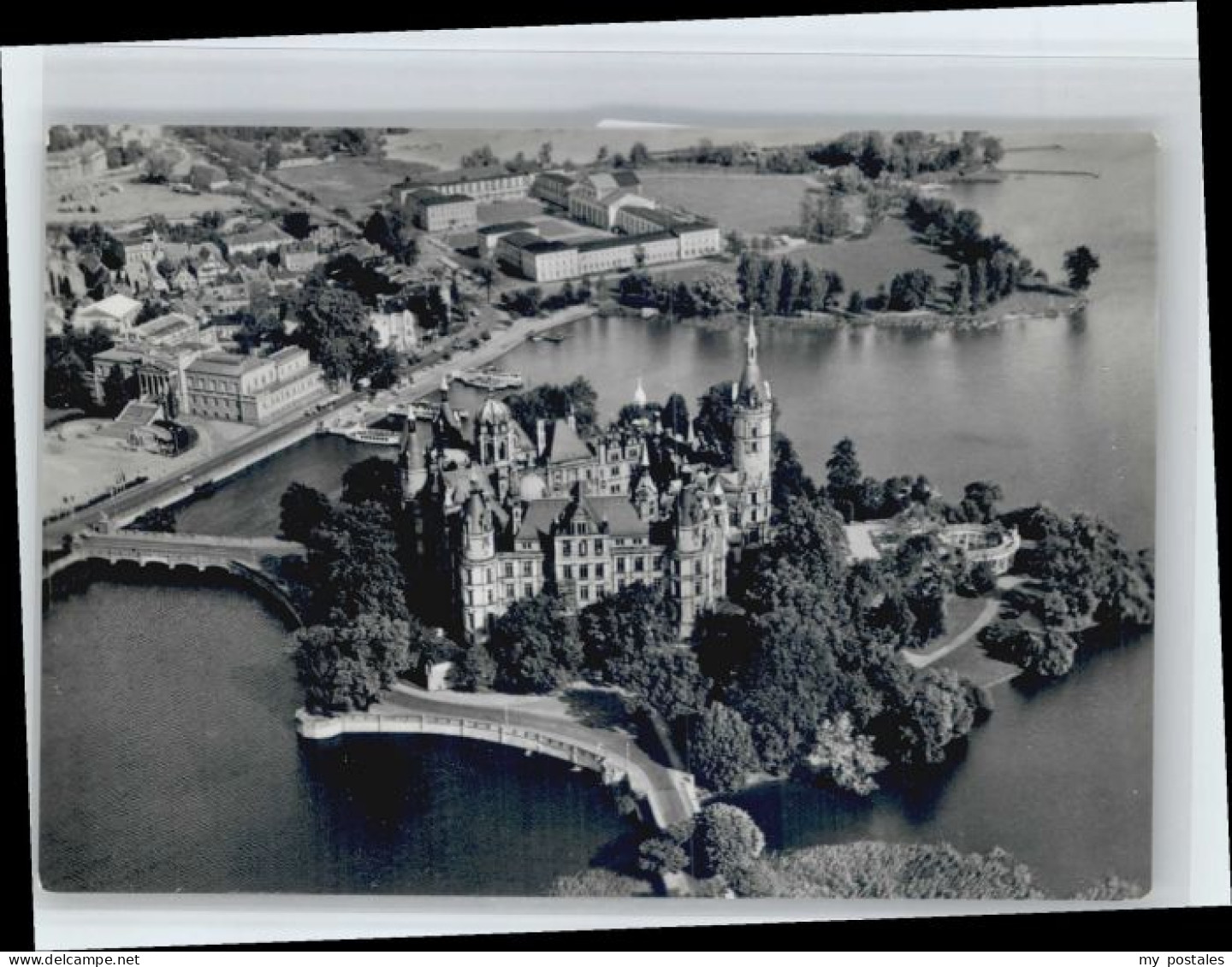 Schwerin Mecklenburg Schwerin Fliegeraufnahme