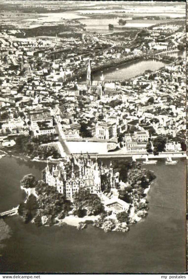 Schwerin Mecklenburg Schwerin Fliegeraufnahme o