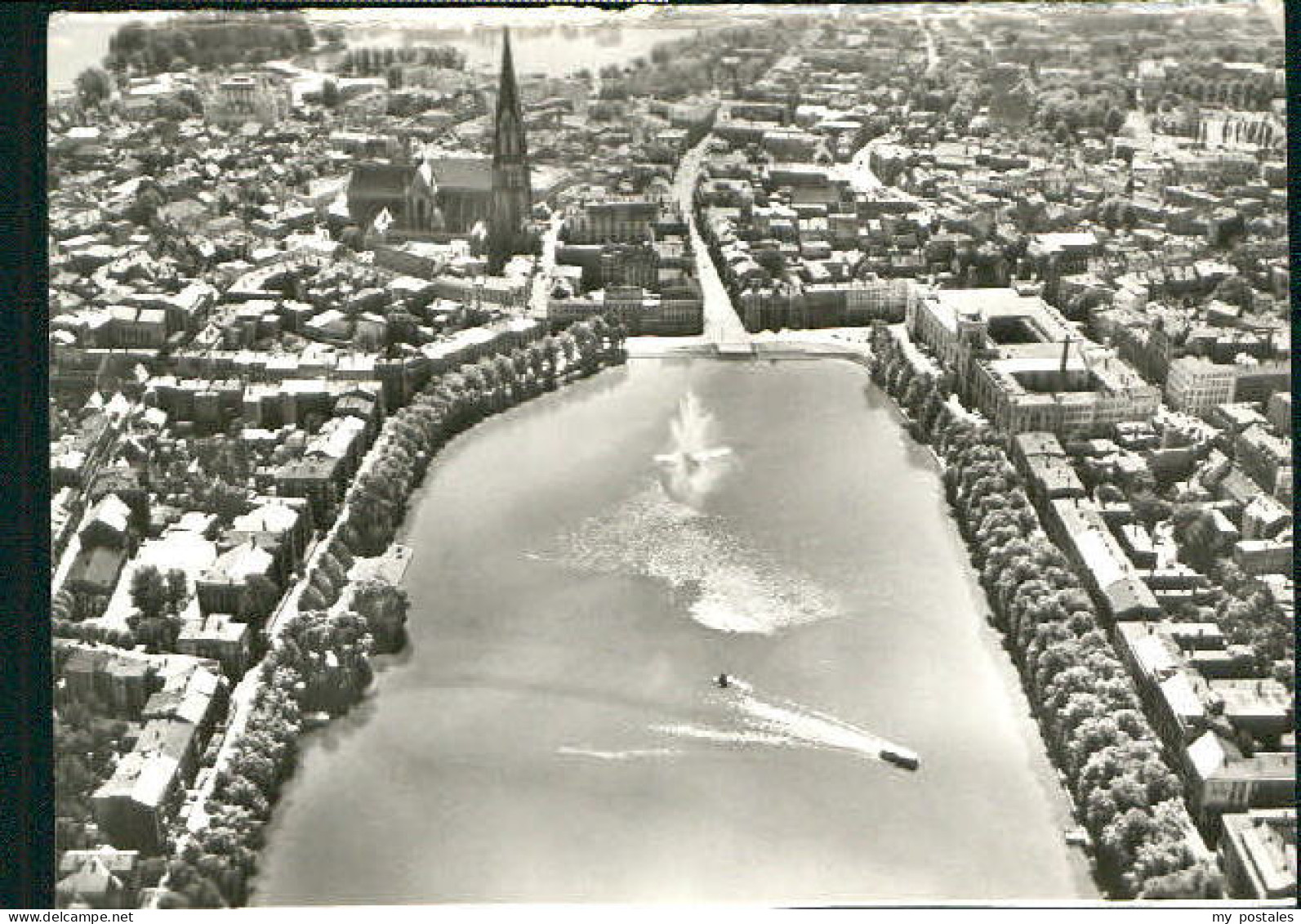 Schwerin Mecklenburg Schwerin Fliegeraufnahme o 1979