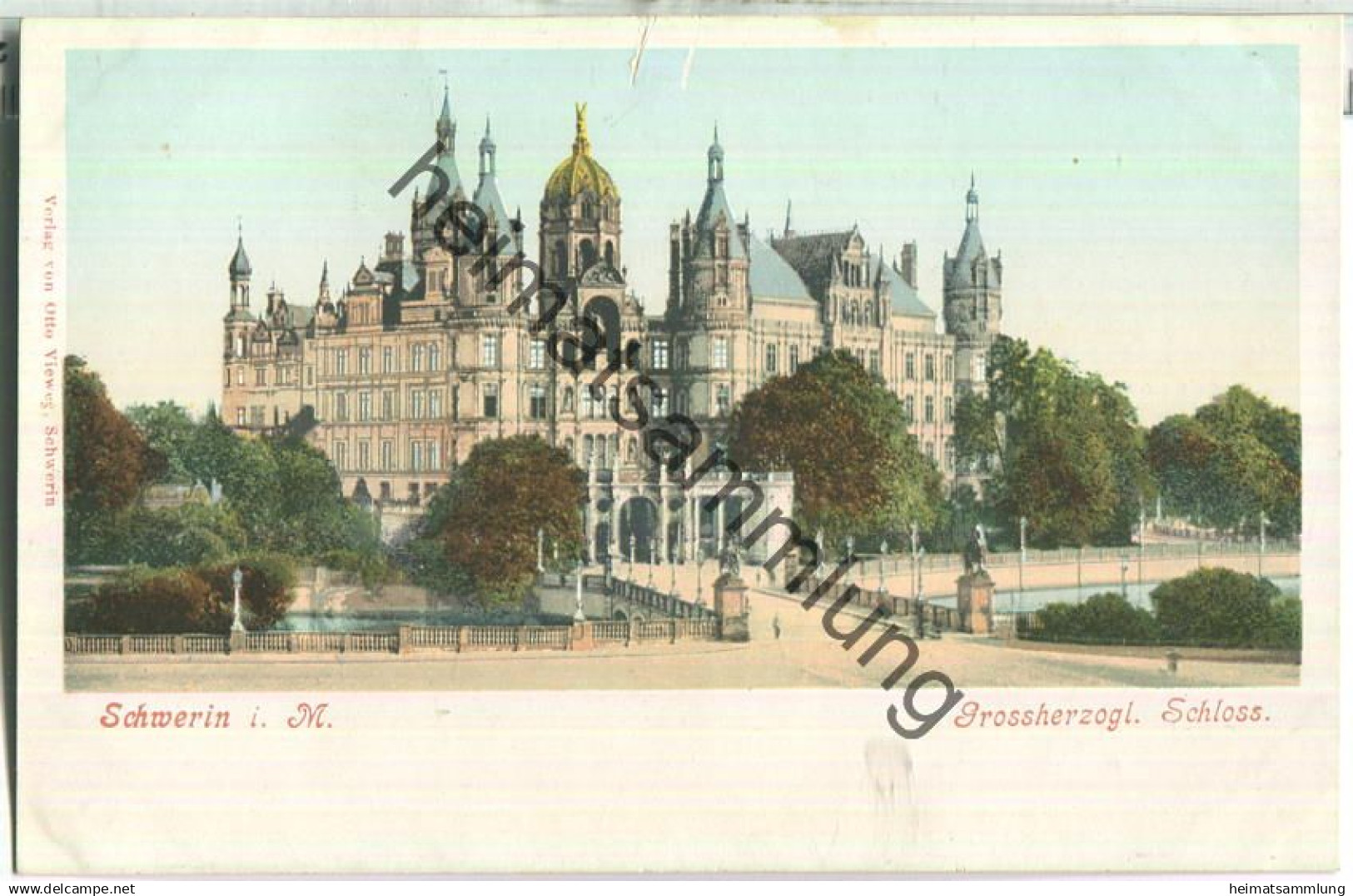 Schwerin - Schloss - Verlag Otto Vieweg Schwerin ca. 1900