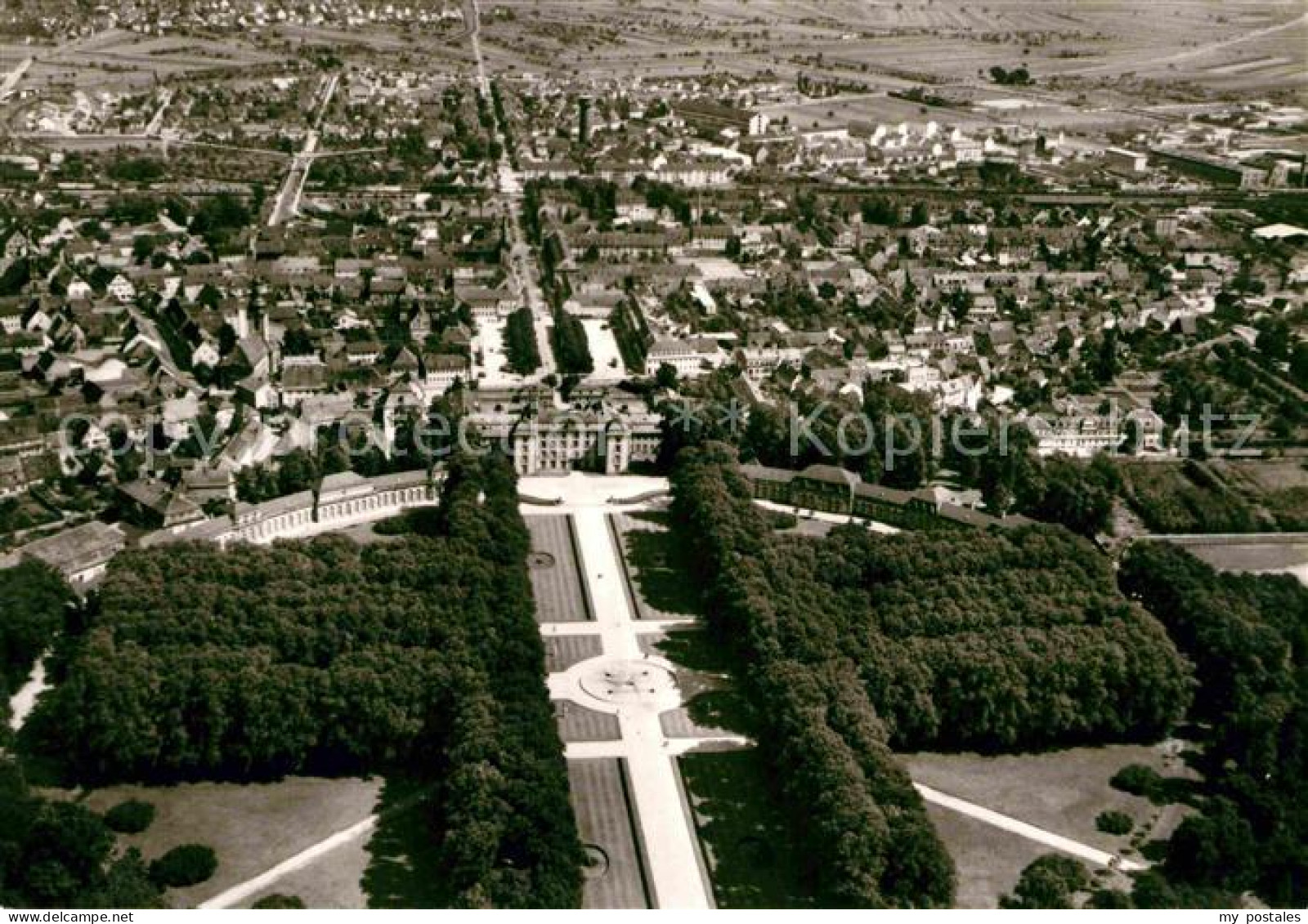 Schwetzingen Fliegeraufnahme