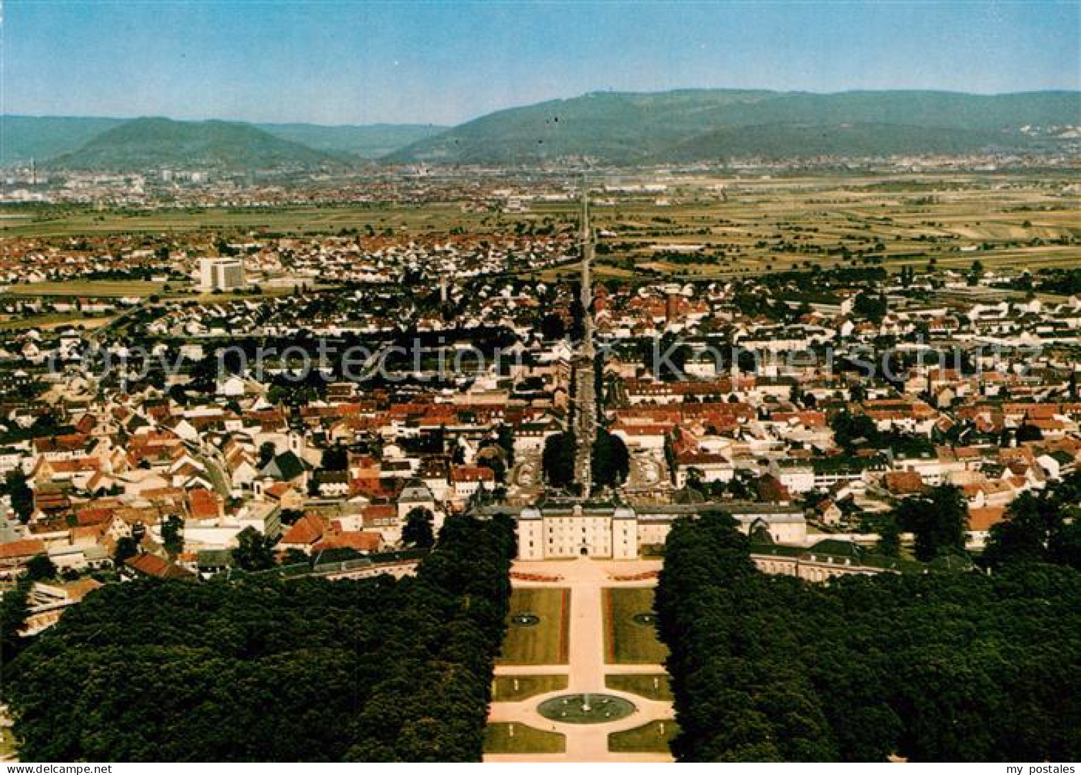 Schwetzingen Fliegeraufnahme