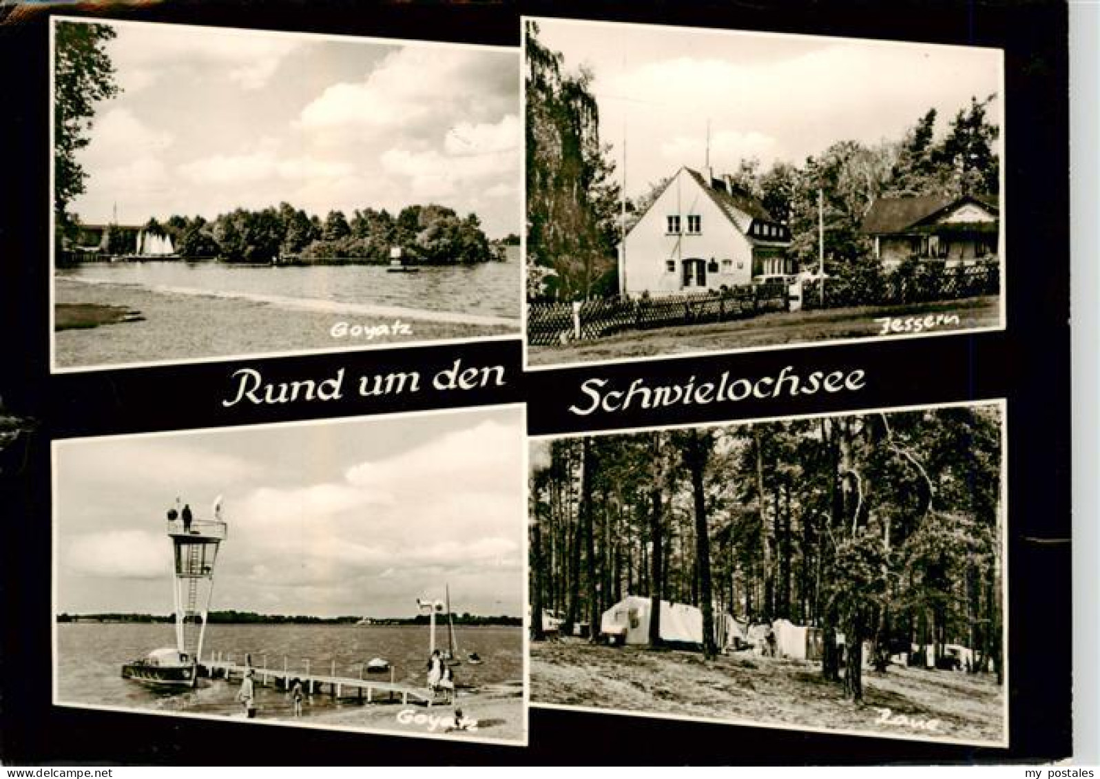 Schwielochsee Goyatz Jessern Seebruecke Goyarz Laue