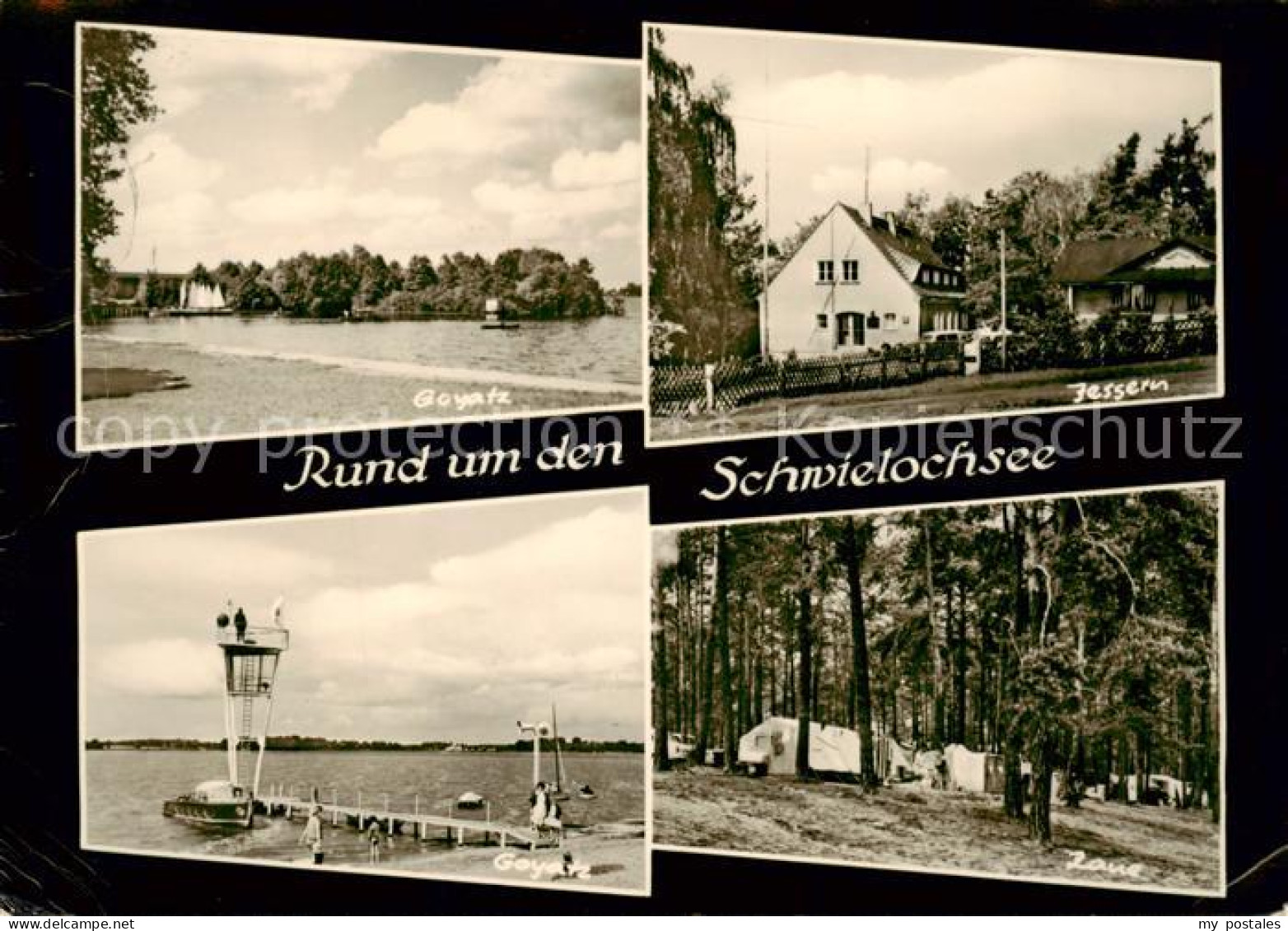Schwielochsee mit Goyatz Jessern Bootssteg Lane