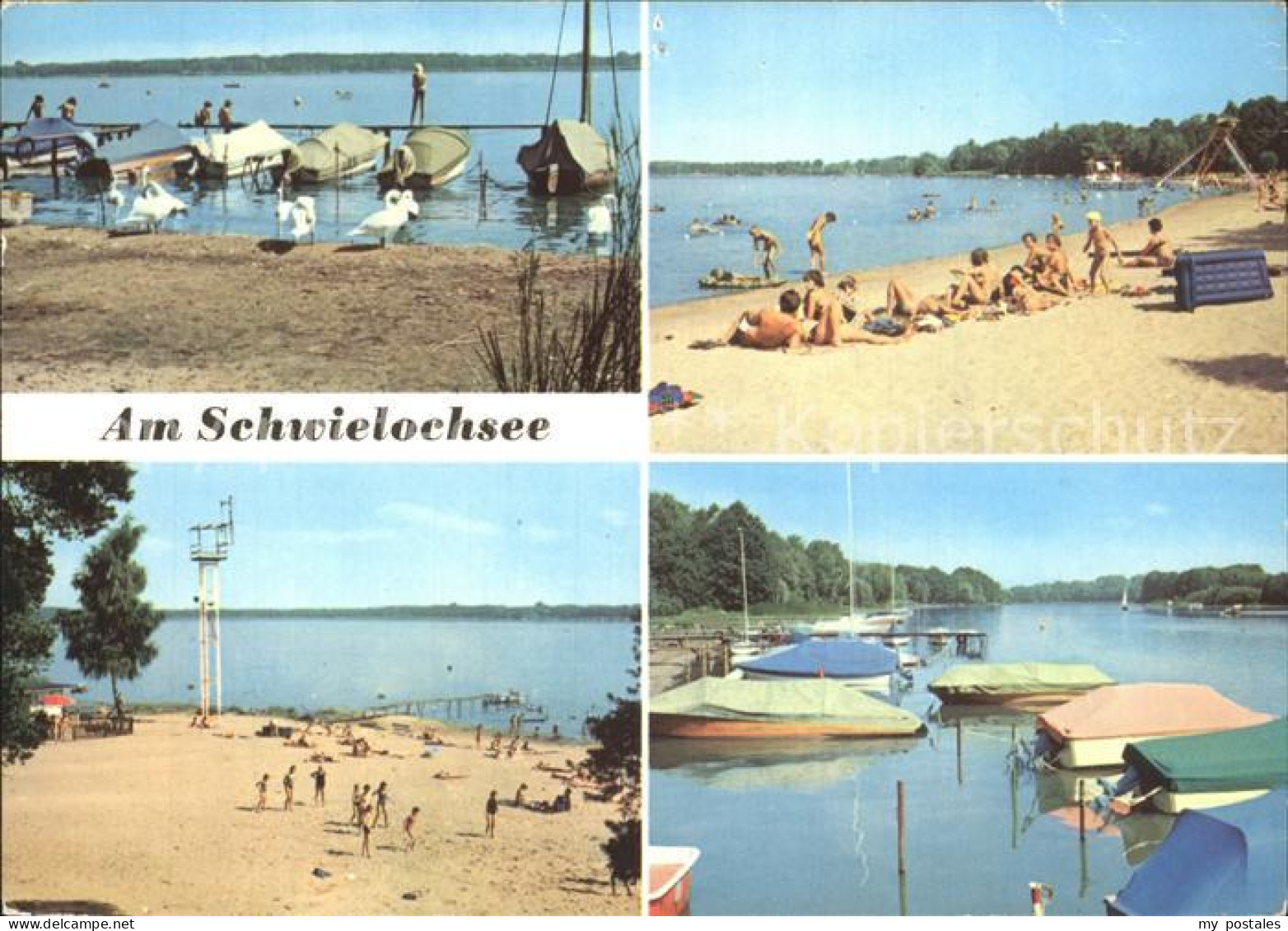 Schwielochsee Strandpartien bei Jessern Zaue und Goyatz
