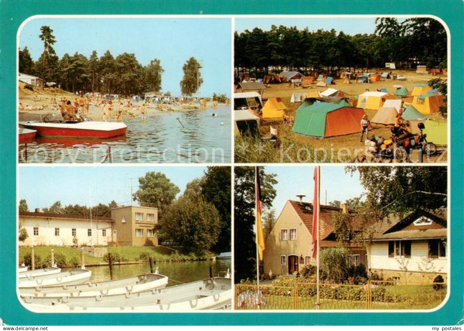 Schwielochsee Zaue Strand Jessern Camping Goyatz GST Bezirksausbildungszentrum R