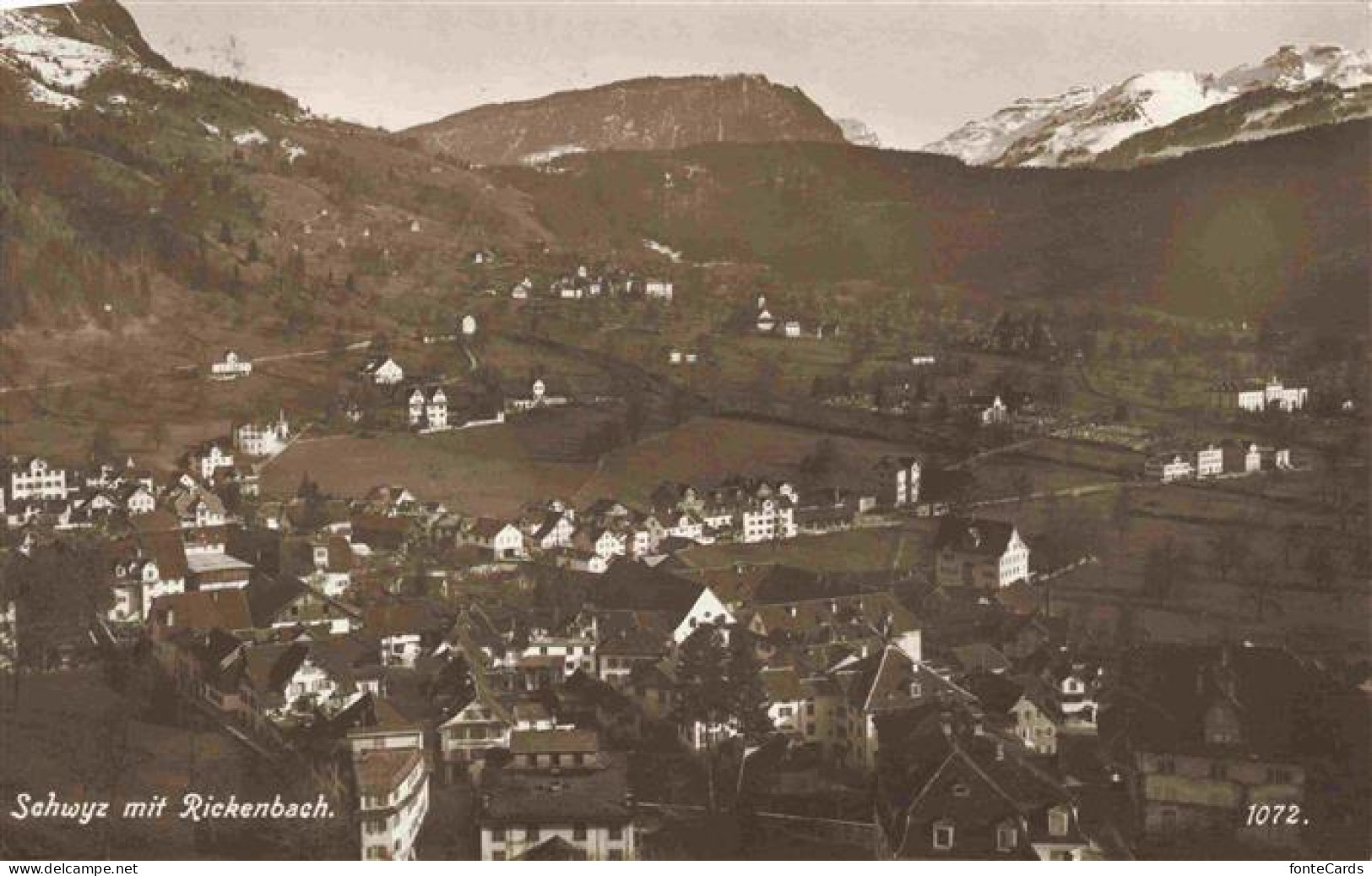 Schwyz SZ mit Riekenbach