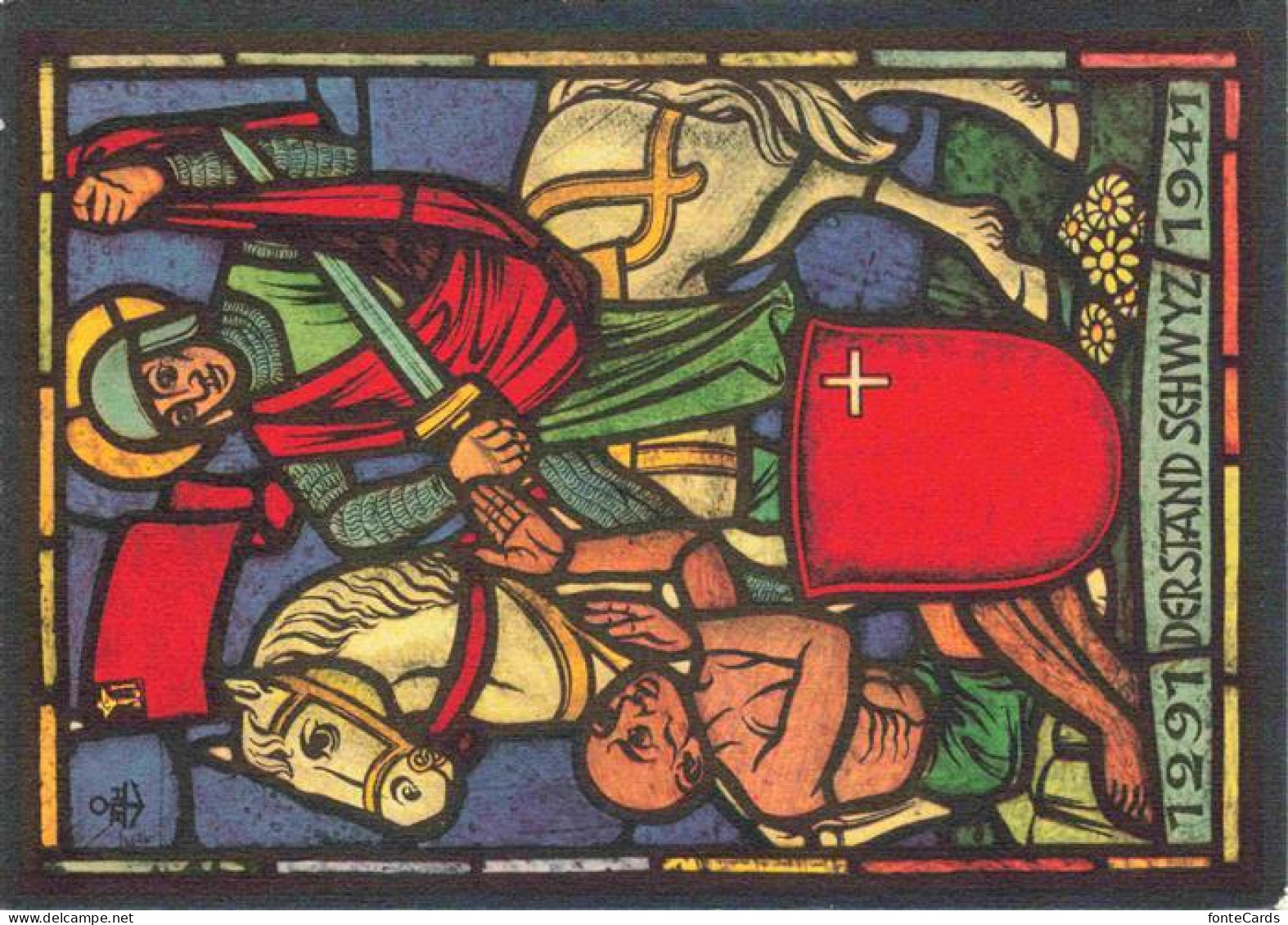 SCHWYZ SZ Schwyzer Standesscheibe