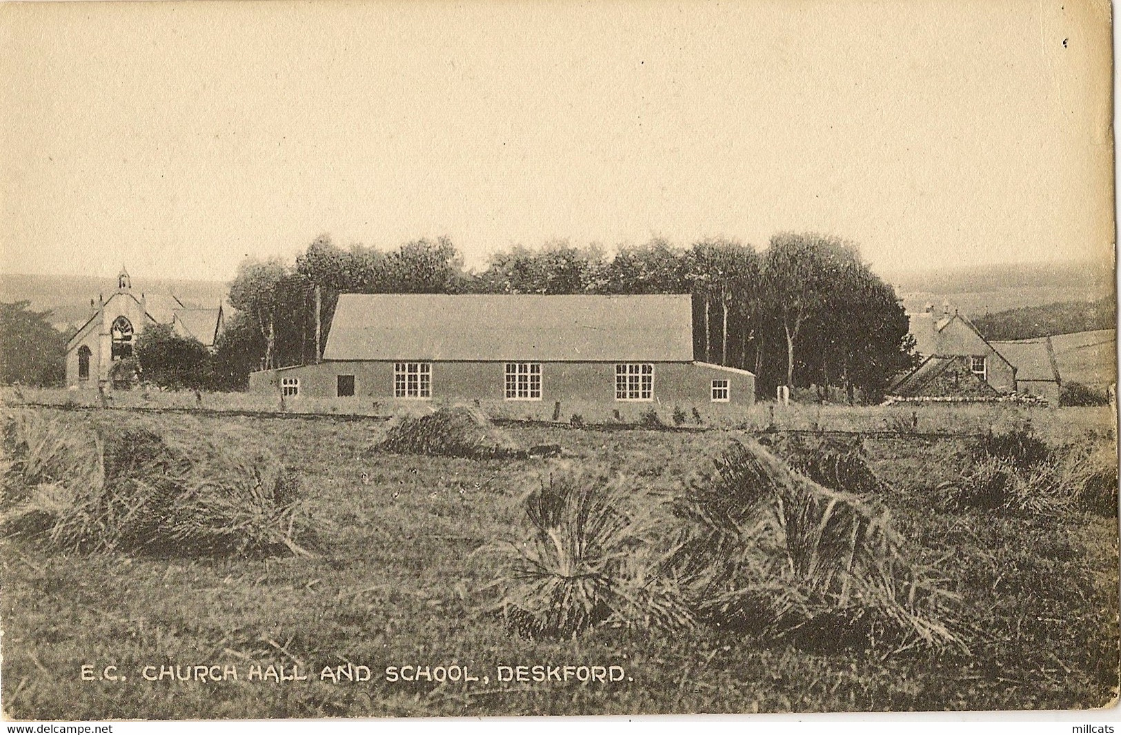 SCOTLAND BANFFSHIRE   DESKFORD  EC CHURCH HALL AND SCHOOL