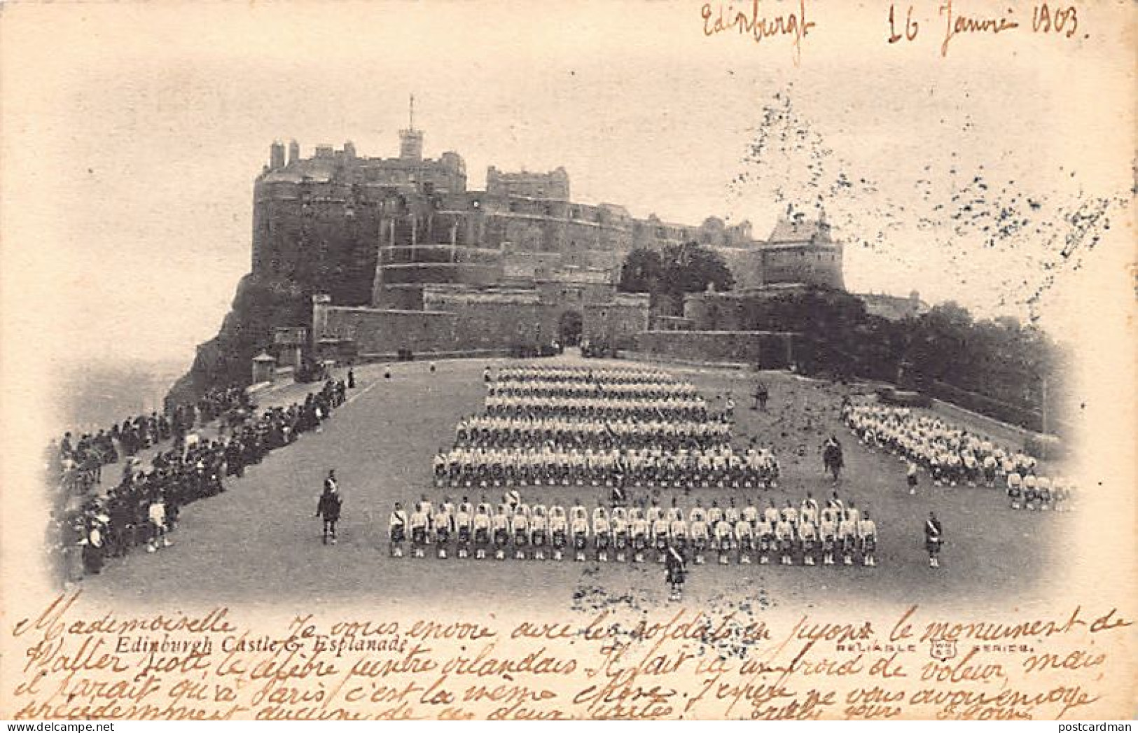 Scotland - EDINBURGH - Castle & Espalande