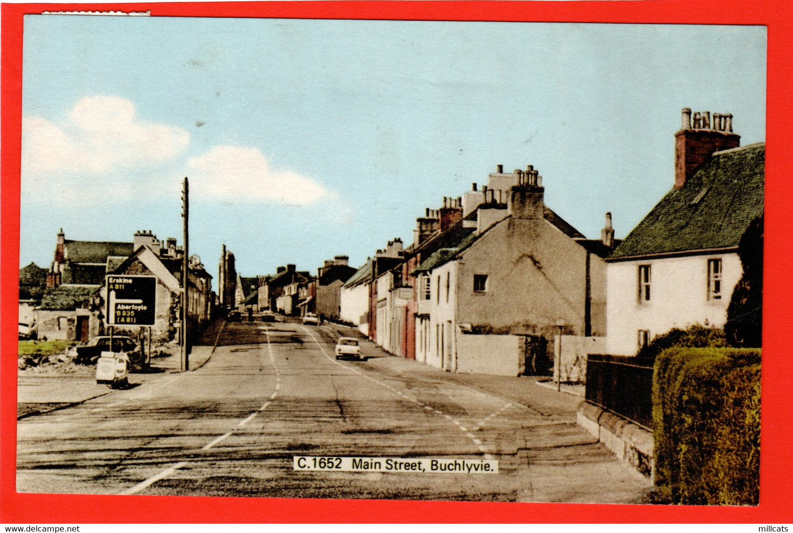SCOTLAND STIRLINGSHIRE   BUCHLYVIE   MAIN ST RP  pu 1975
