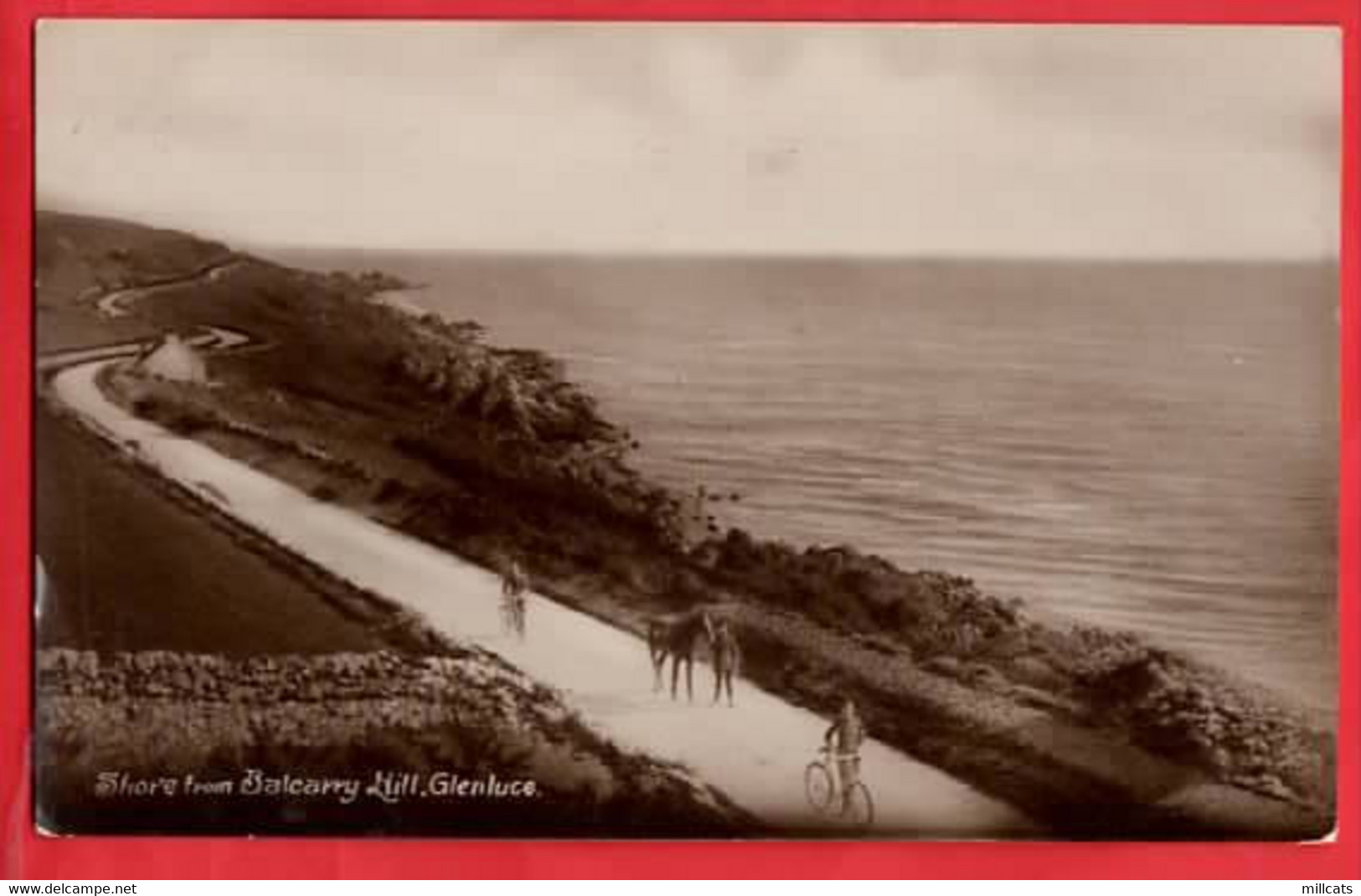 SCOTLAND  WIGTOWNSHIRE   SHORE FROM BALCARRY HILL   RP    pu 1920
