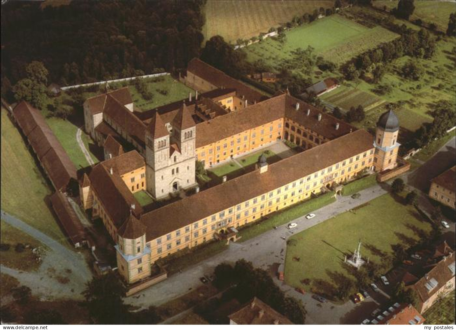 Seckau Benediktinerabtei Seckau Fliegeraufnahme