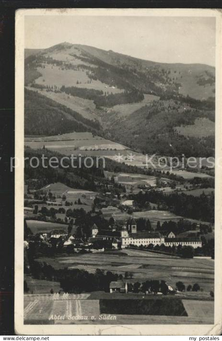 Seckau Panorama mit Abtei Benediktinerkloster