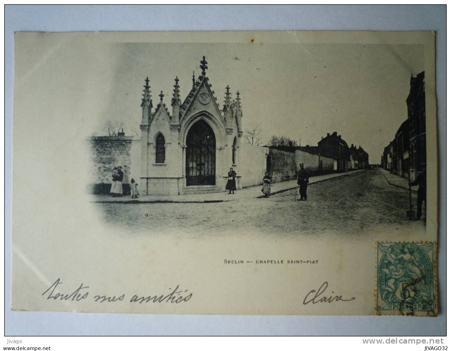 SECLIN  (Nord)  :  Chapelle  SAINT-PIAT