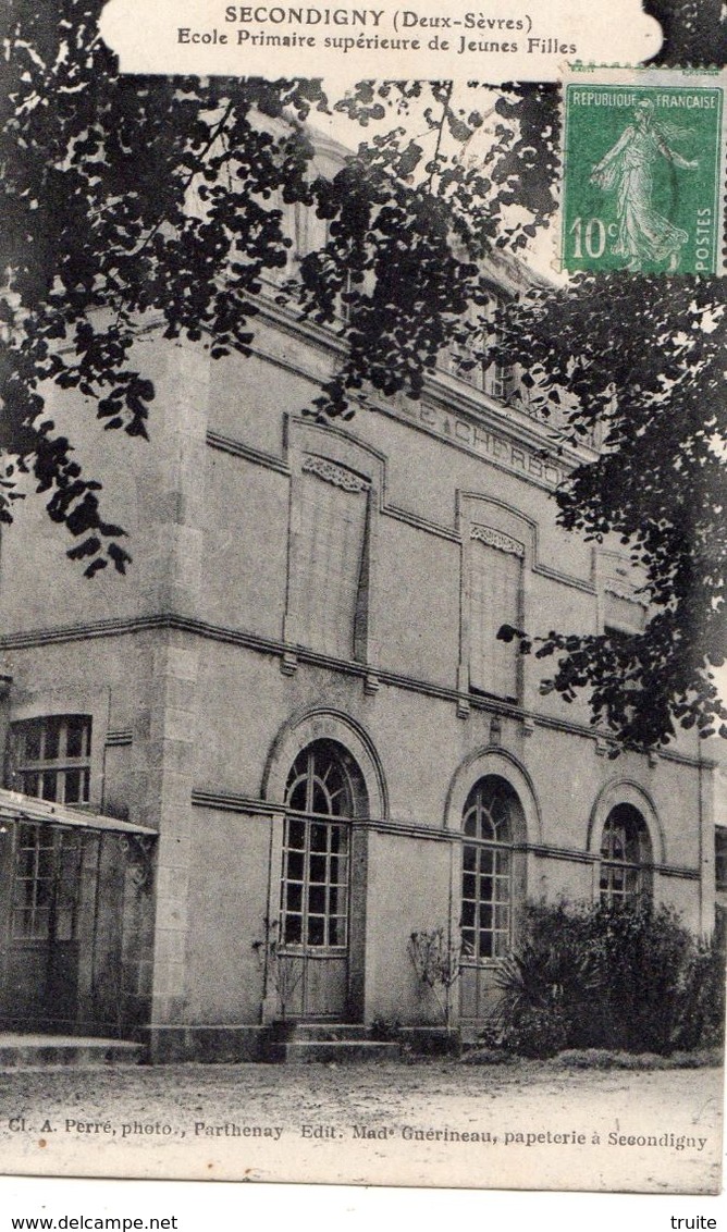 SECONDIGNY ECOLE PRIMAIRE SUPERIEURE DE JEUNES FILLES