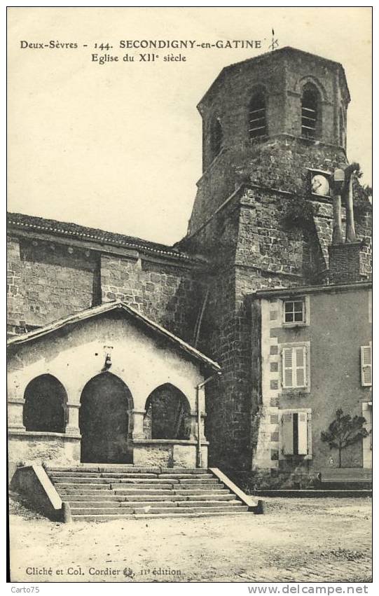 SECONDIGNY en GATINE 79 - Eglise du XIIème sicèle