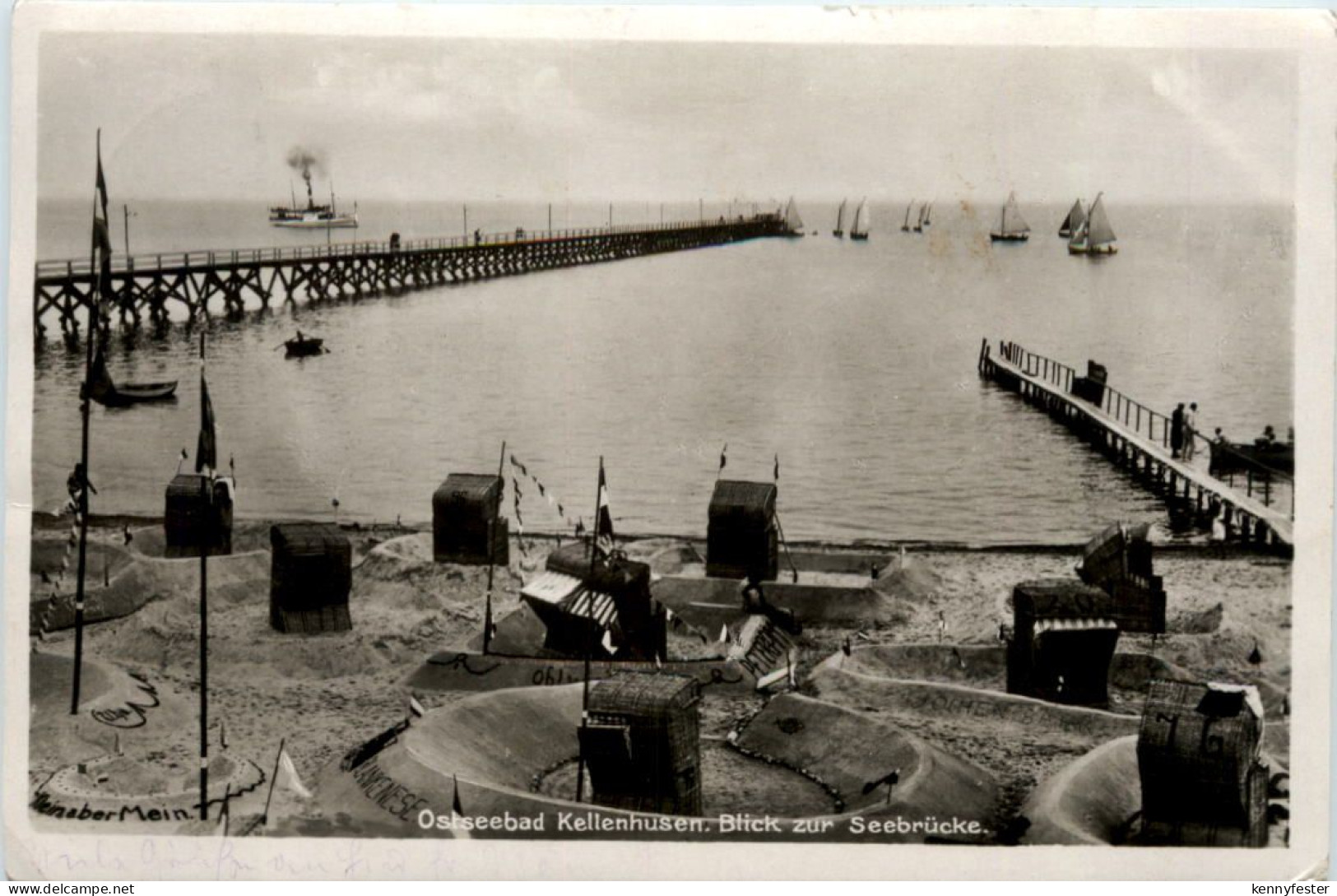Seebad Kellenhusen, Blick zur Seebrücke
