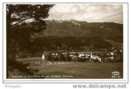SEEBODEN circa 1935  Millstätterse mit Goldeck