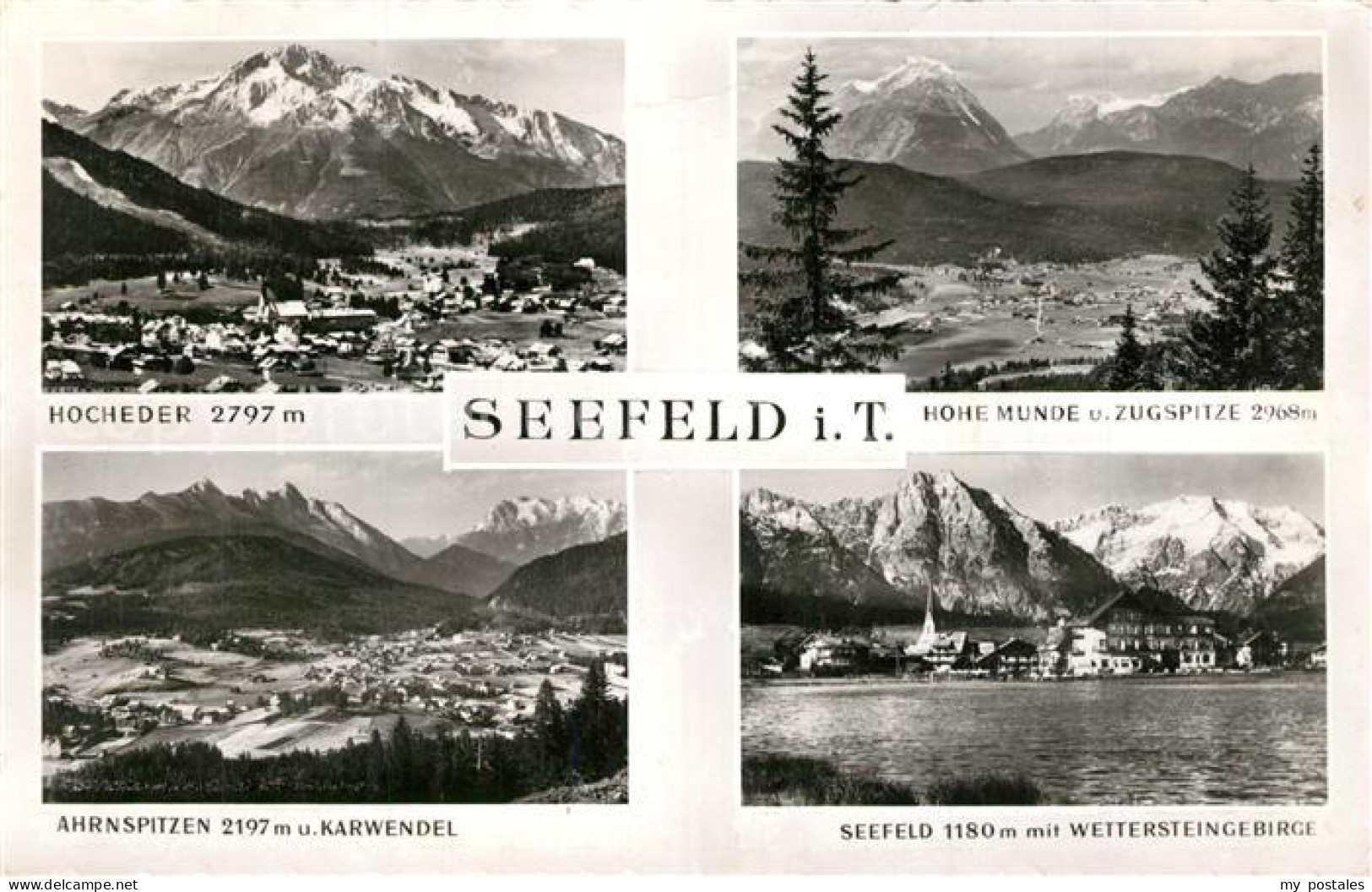 Seefeld Tirol Hocheder Hohe-Munde Zugspitze Seefeld Ahrnspitzen Karwendel