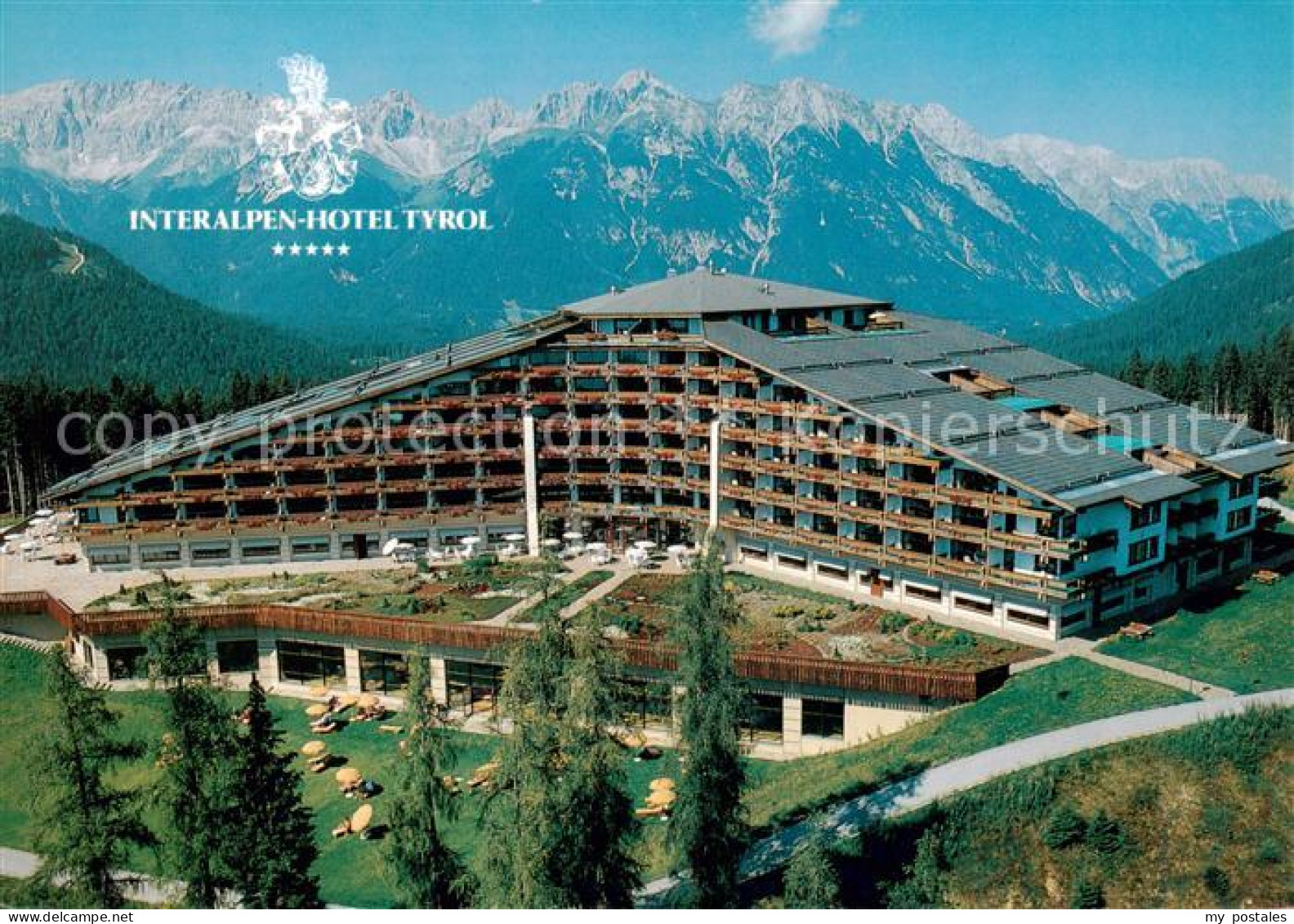 Seefeld Tirol Interalpen Hotel Tyrol Fliegeraufnahme