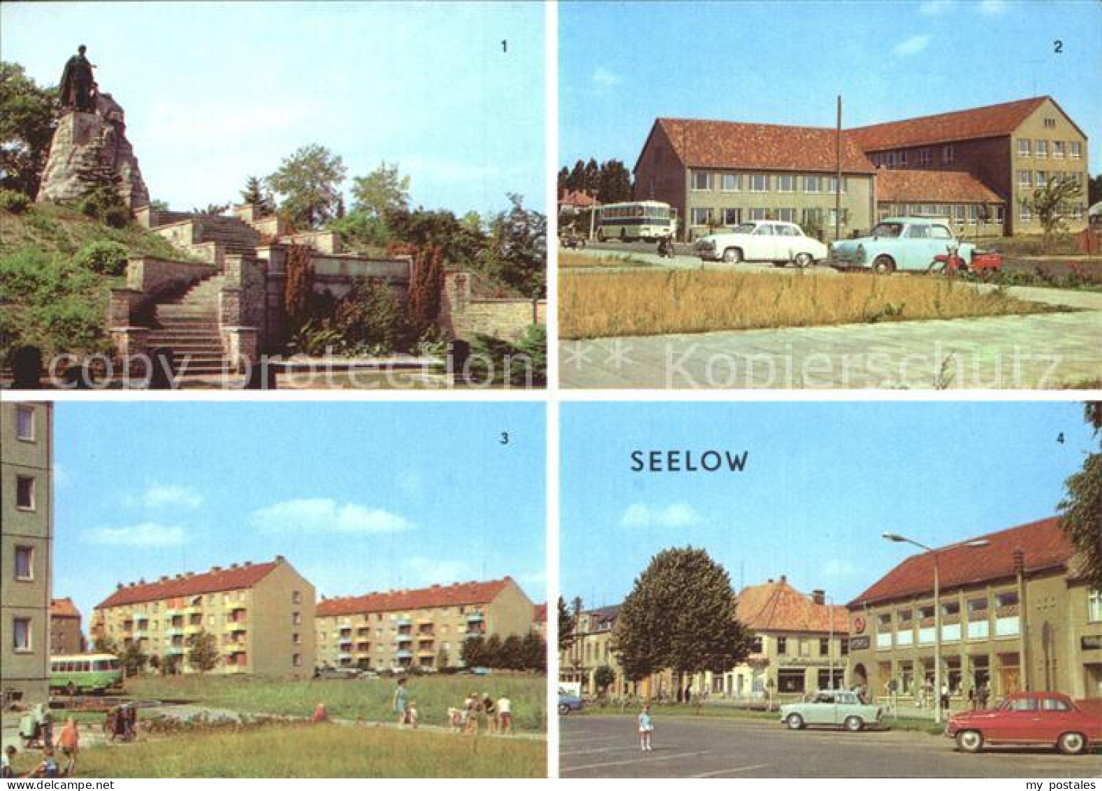Seelow Ehrenmal der Roten Armee Polytechnische Oberschule Erich-Weinert-Strasse