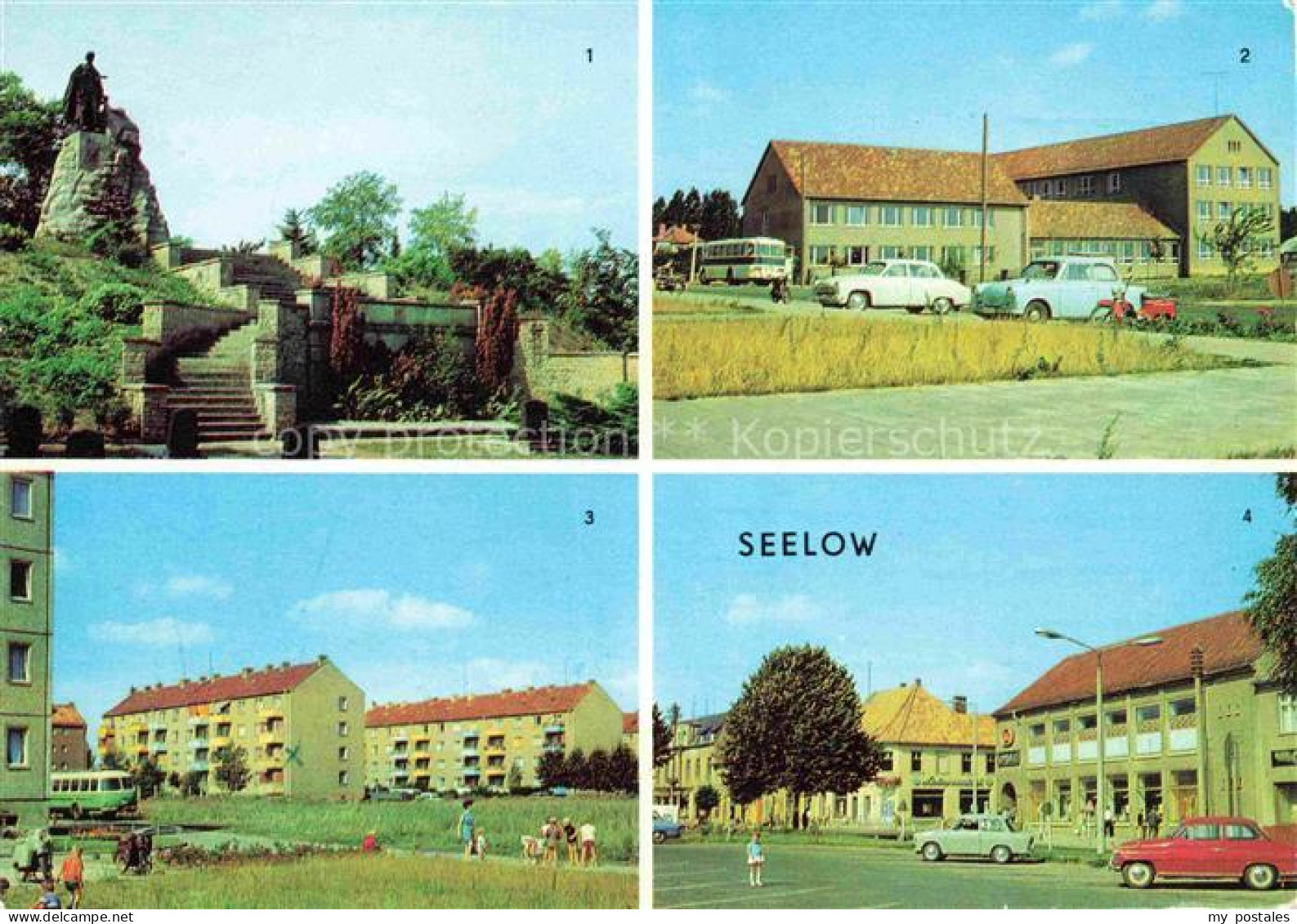 Seelow Maerkisch-Oderland Brandenburg Ehrenmal-der-Roten-Armee Polytechnische-Ob