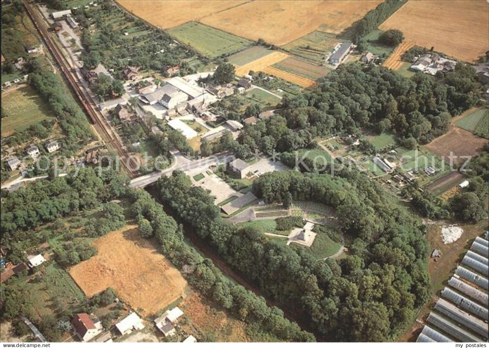 Seelow Maerkisch-Oderland Brandenburg Fliegeraufnahme