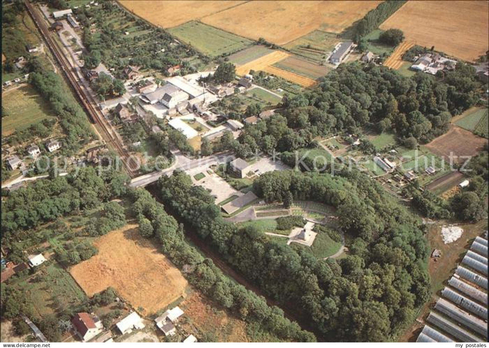 Seelow Maerkisch-Oderland Brandenburg Fliegeraufnahme