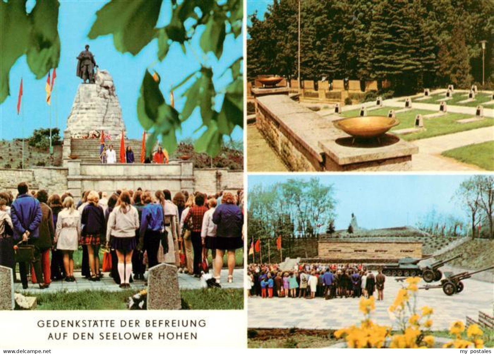 Seelow Maerkisch-Oderland Brandenburg Gedenkstaette der Befreiung auf den Seelow