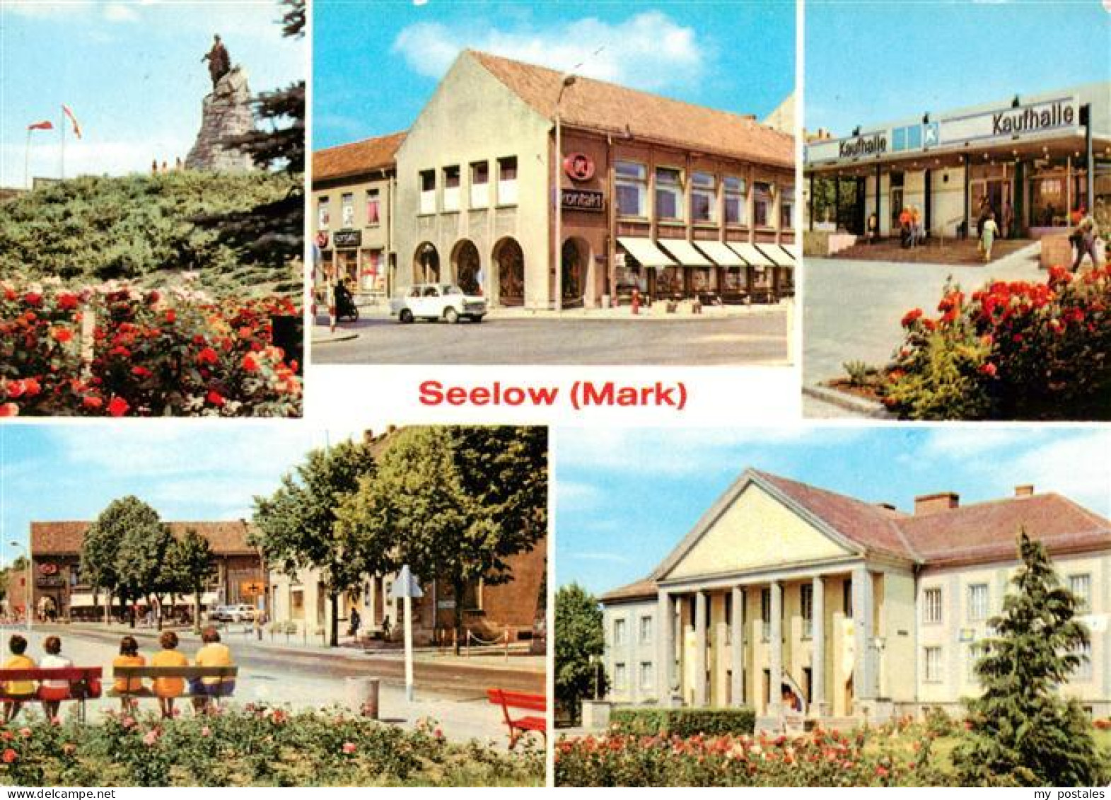 Seelow Maerkisch-Oderland Brandenburg Gedenkstaette Konsum Kontakt Kaufhaus Kons