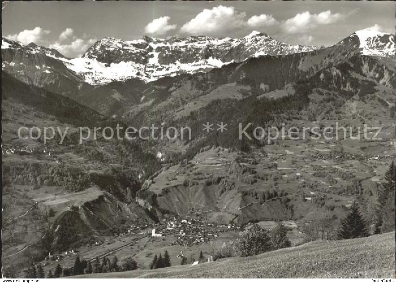 Seewis Dorf Gr?sch Fanas Scesaplana Sassauna