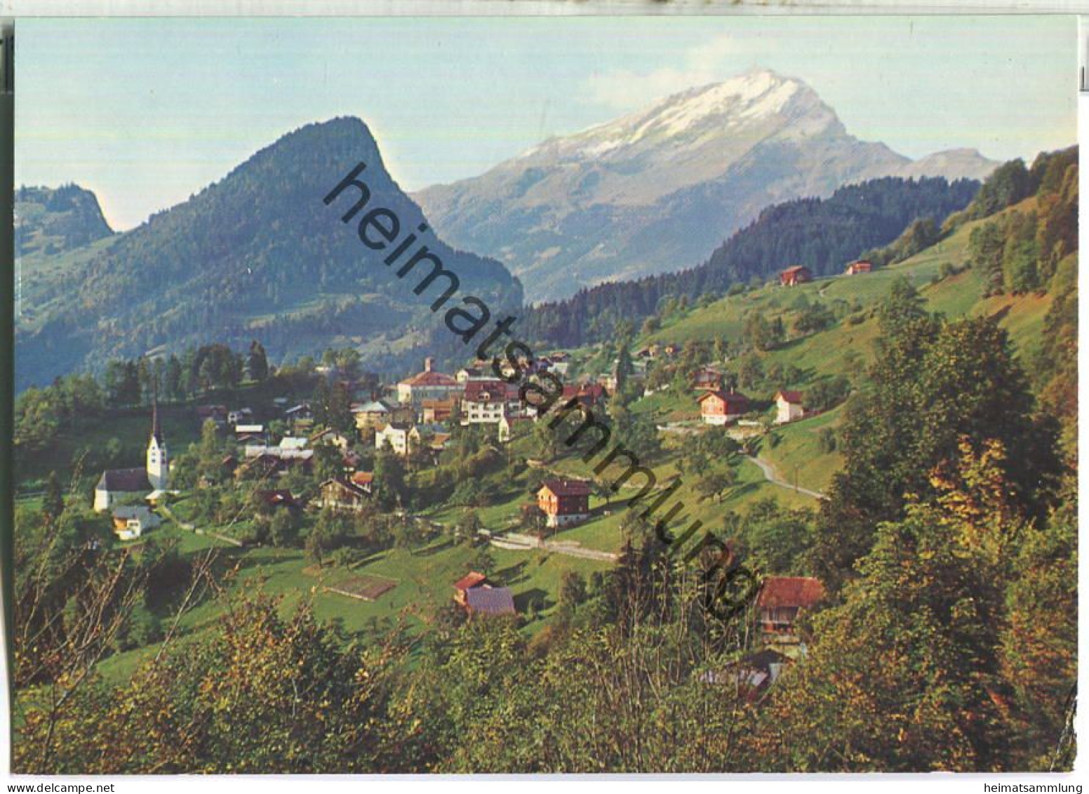 Seewis gegen Calanda - Verlag A. Schiess Seewis