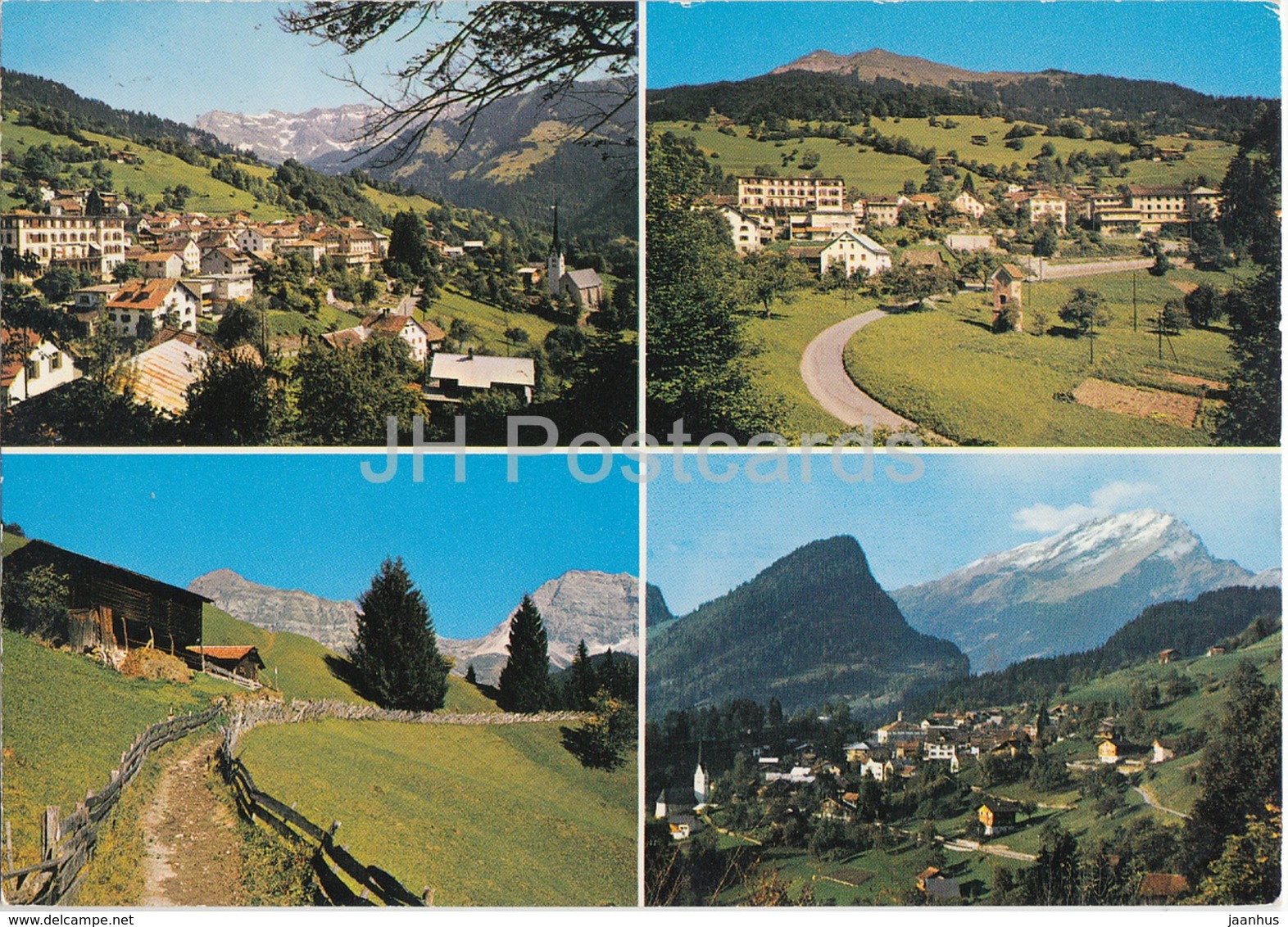 Seewis im Prattigau 1000 m - Bergdorf - multiview - 1971 - Switzerland - used