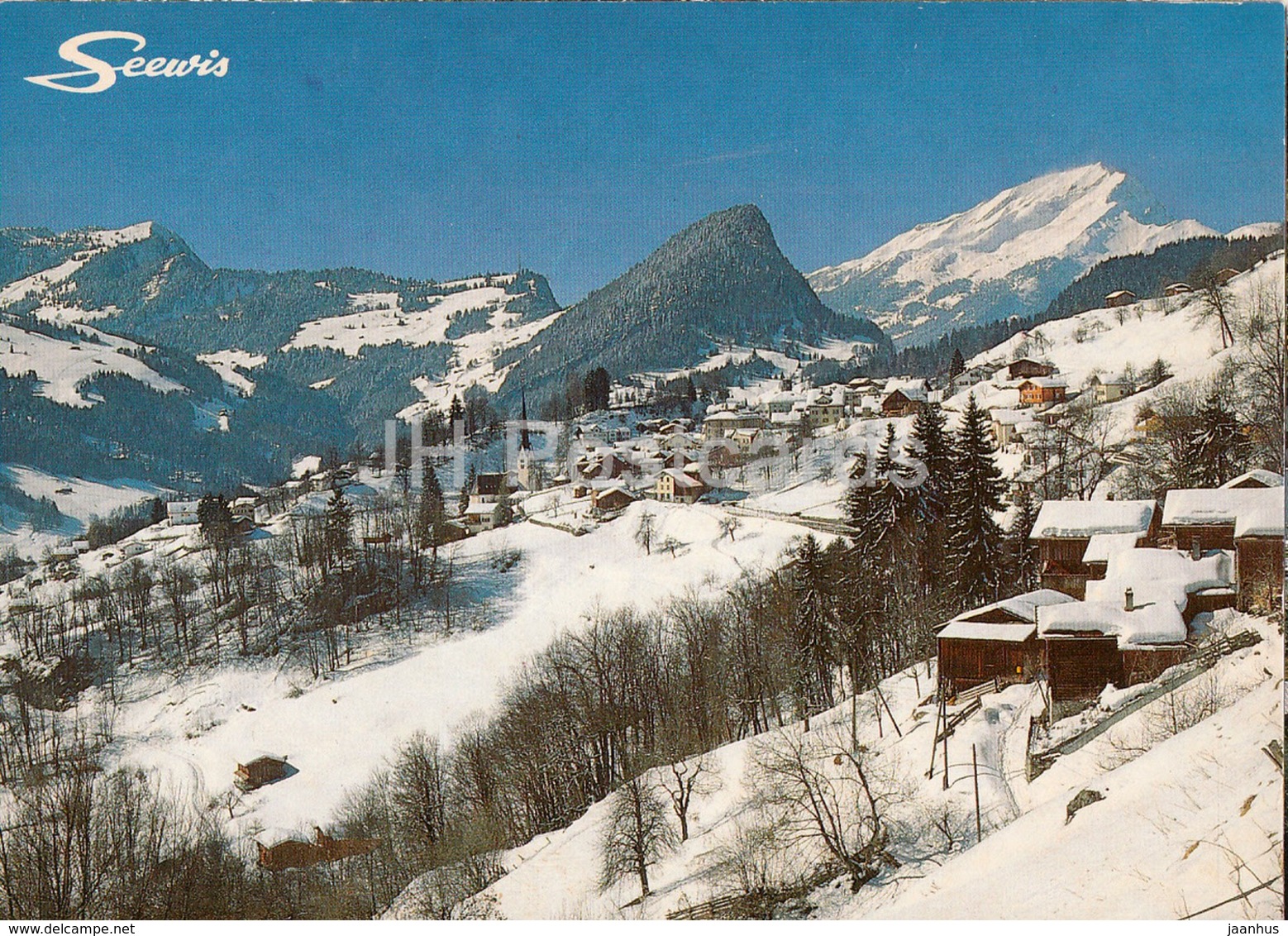 Seewis im Prattigau 1000 m - Valzeiner Haupt  - Calanda - 1989 - Switzerland - used