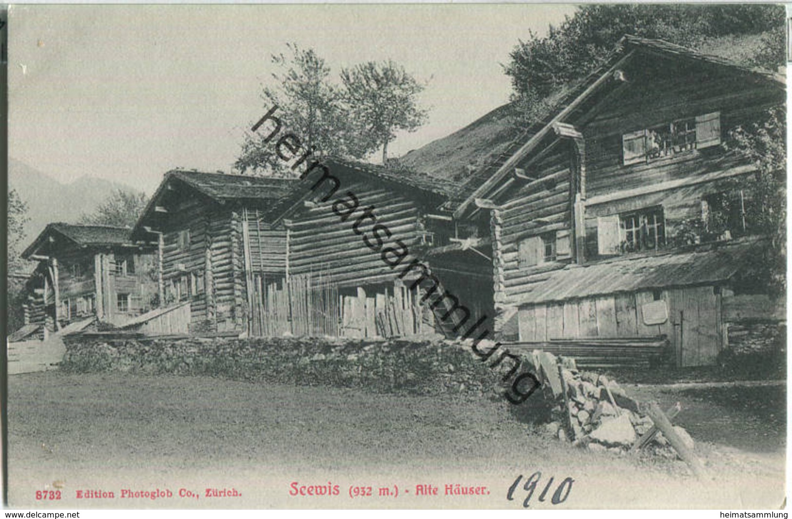 Seewis im Prättigau - alte Häuser