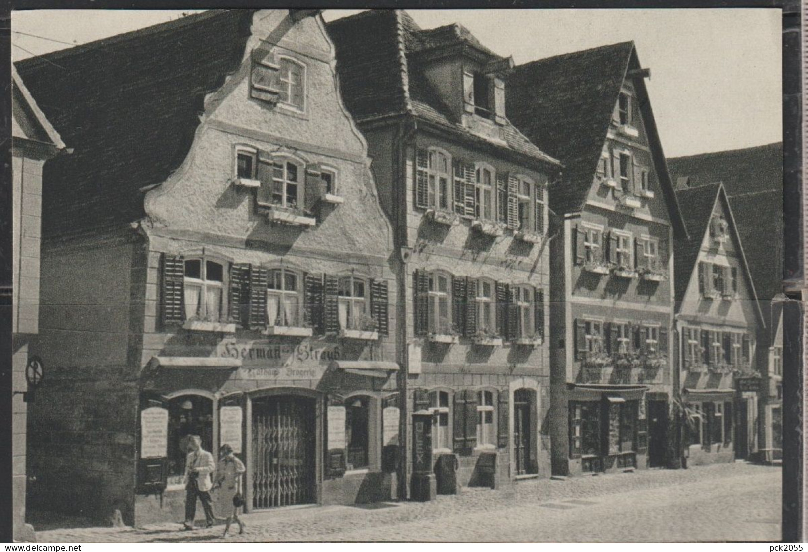 Segringer Straße in DINKELSBÜHL - nicht gelaufen (AK 7571)