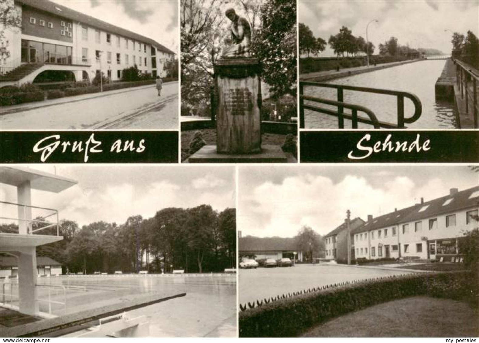 Sehnde Teilansichten Freibad Partie am Kanal