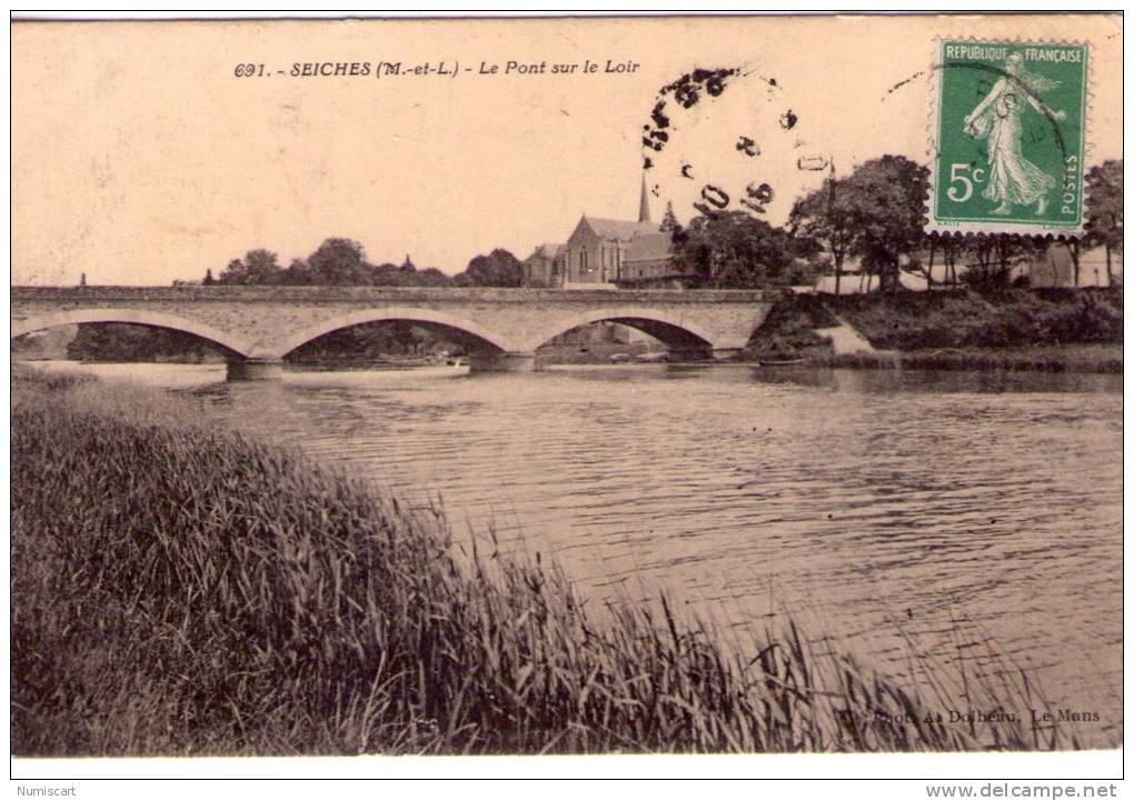 Seiches-sur-le-Loir..le Pont sur le Loir