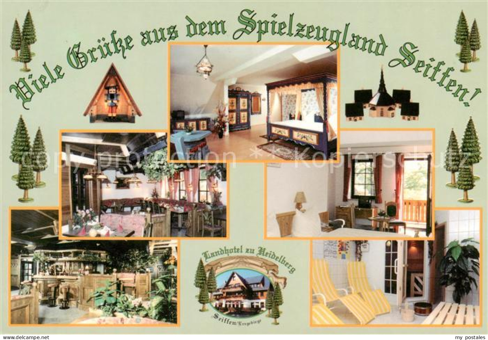 Seiffen Erzgebirge Landhotel zu Heidelberg Spielzeugland Seiffen Details
