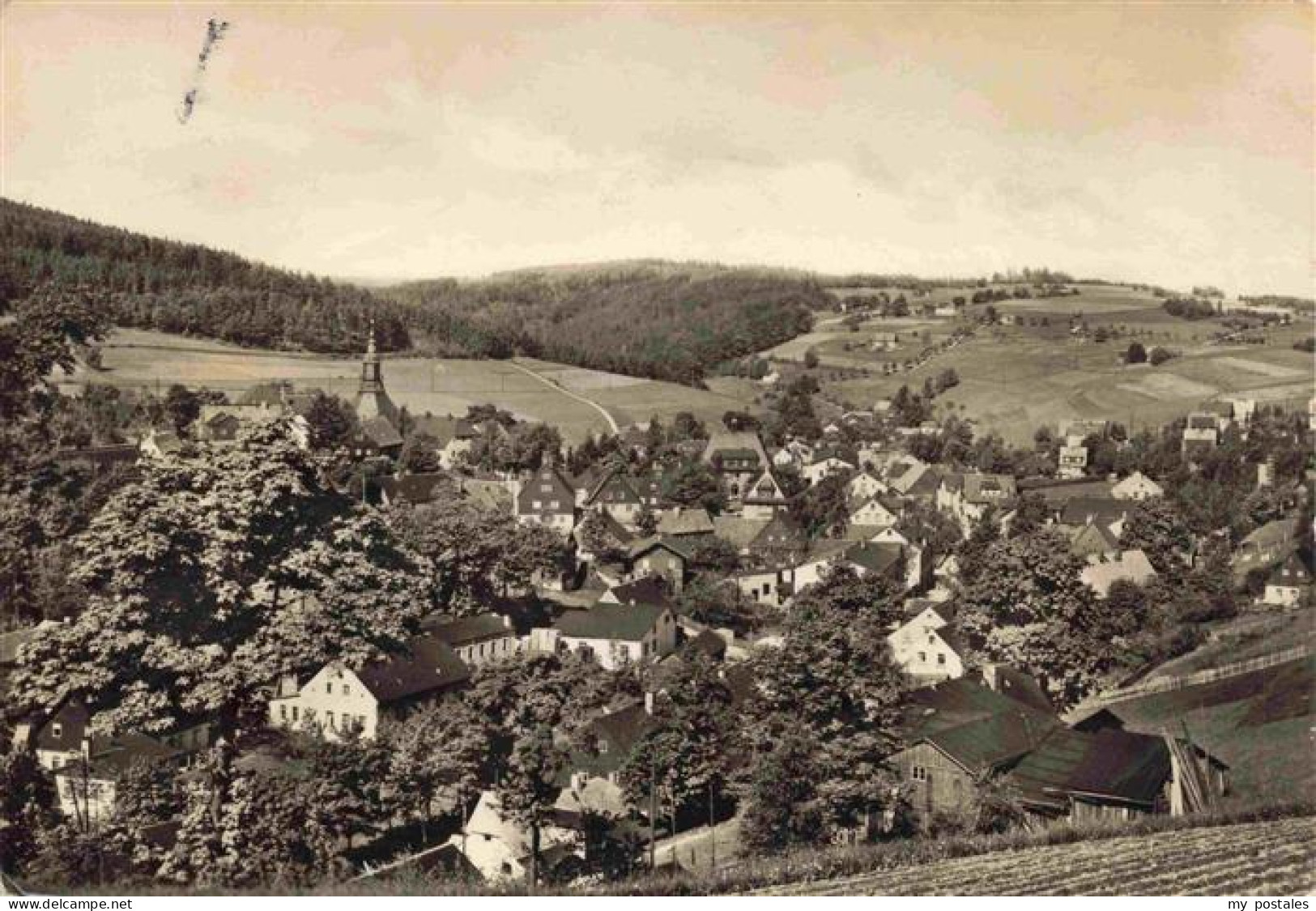 Seiffen Erzgebirge Panorama