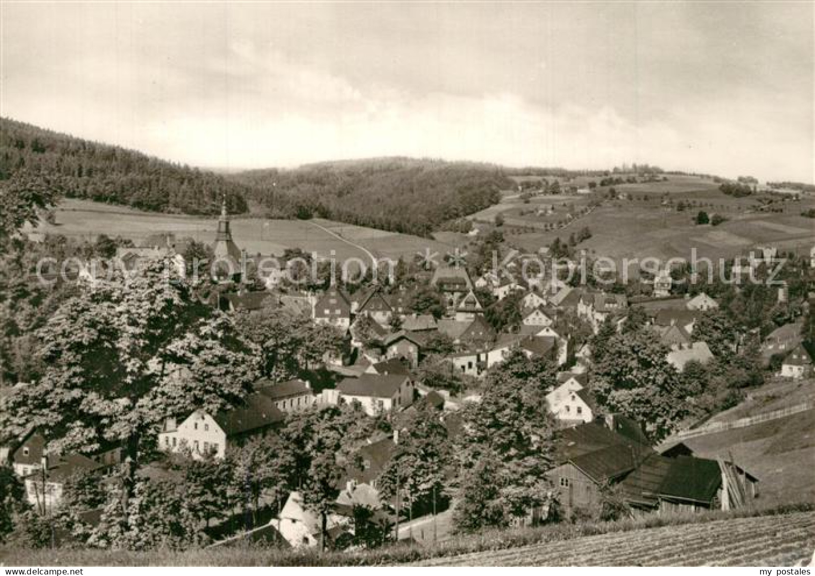 Seiffen Erzgebirge Panorama