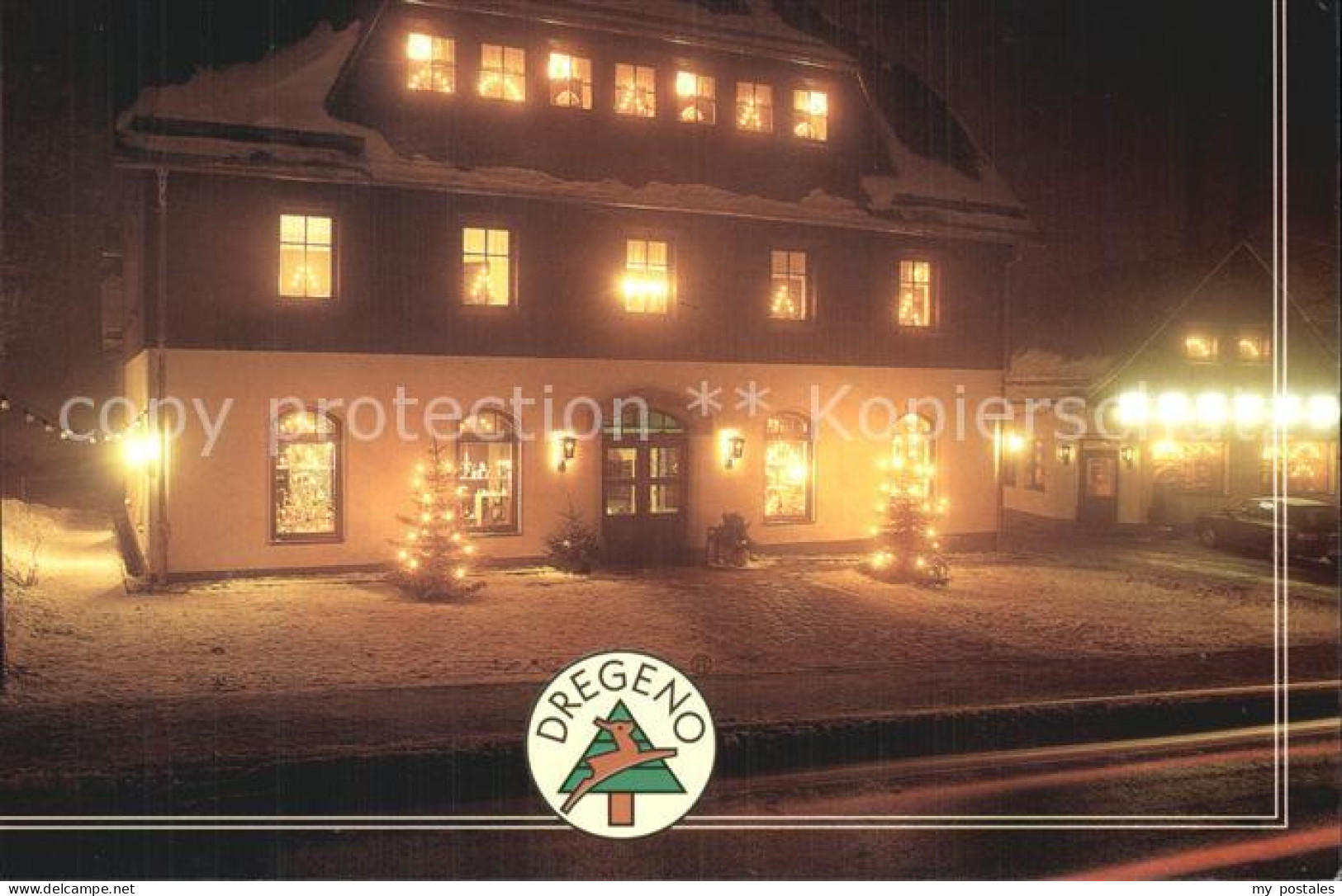 Seiffen Erzgebirge Spielzeugschachtl Verkaufsgeschaeft der Dregeno Seiffen eG