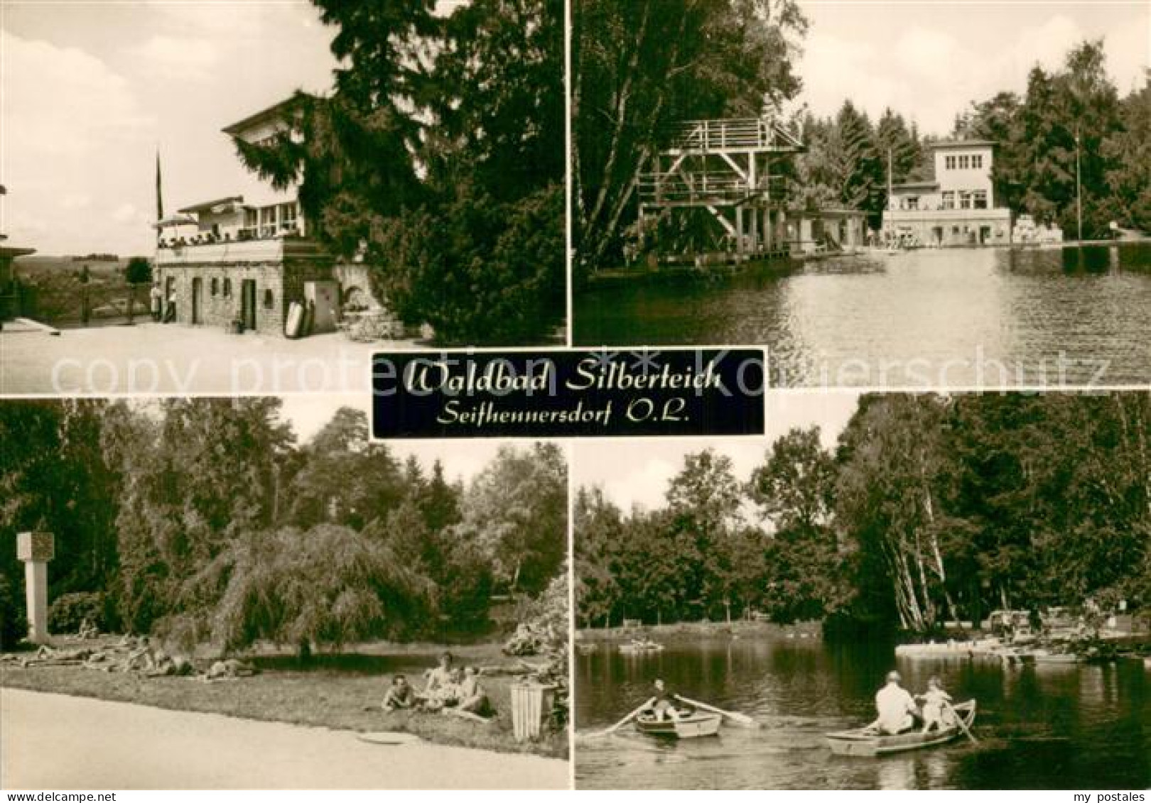 Seifhennersdorf Waldbad Silberteich Teilansichten