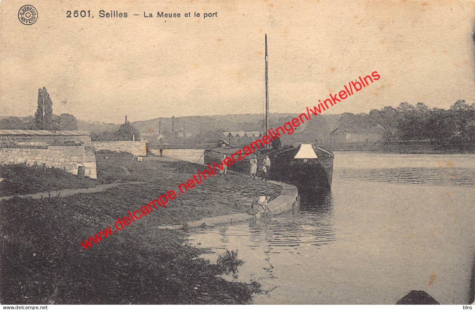 Seilles - La Meuse et le port - Andenne